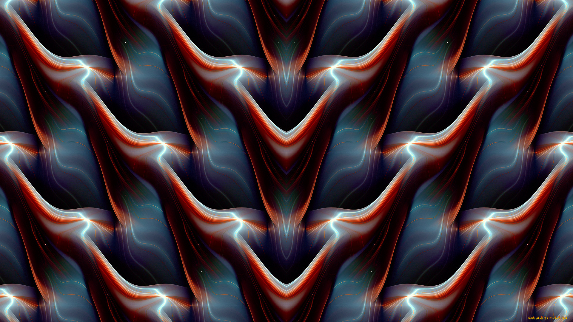 3д, графика, фракталы, , fractal, symmetry, pattern, абстракция, abstract, фрактал, digital, art