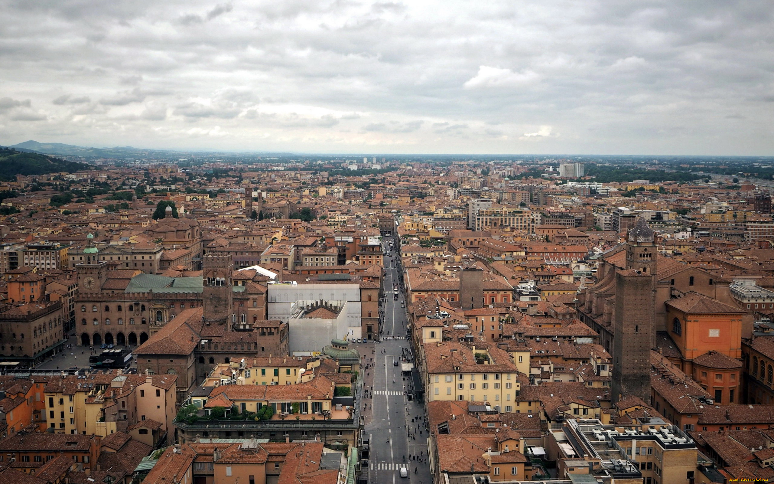 bologna, italy, города, -, панорамы