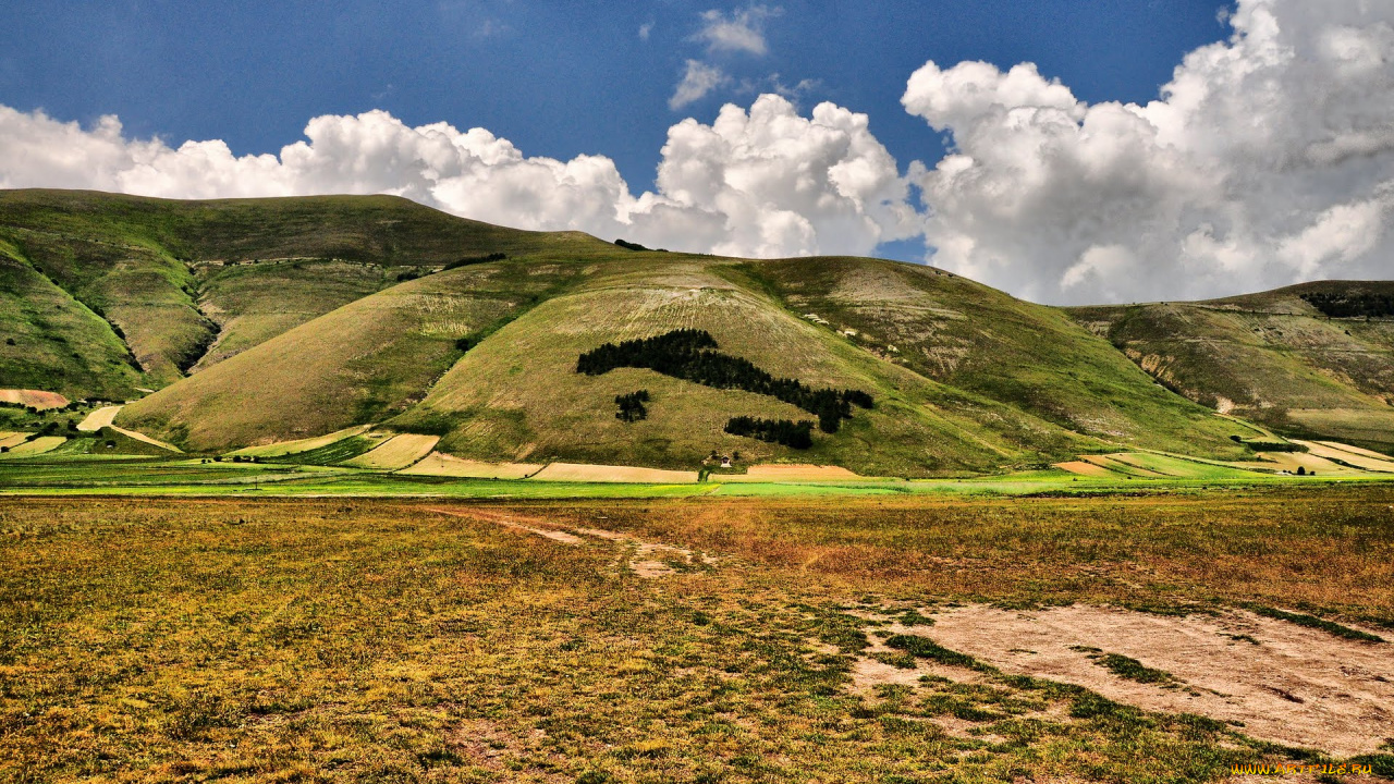 monti, sibillini, природа, горы, umbria