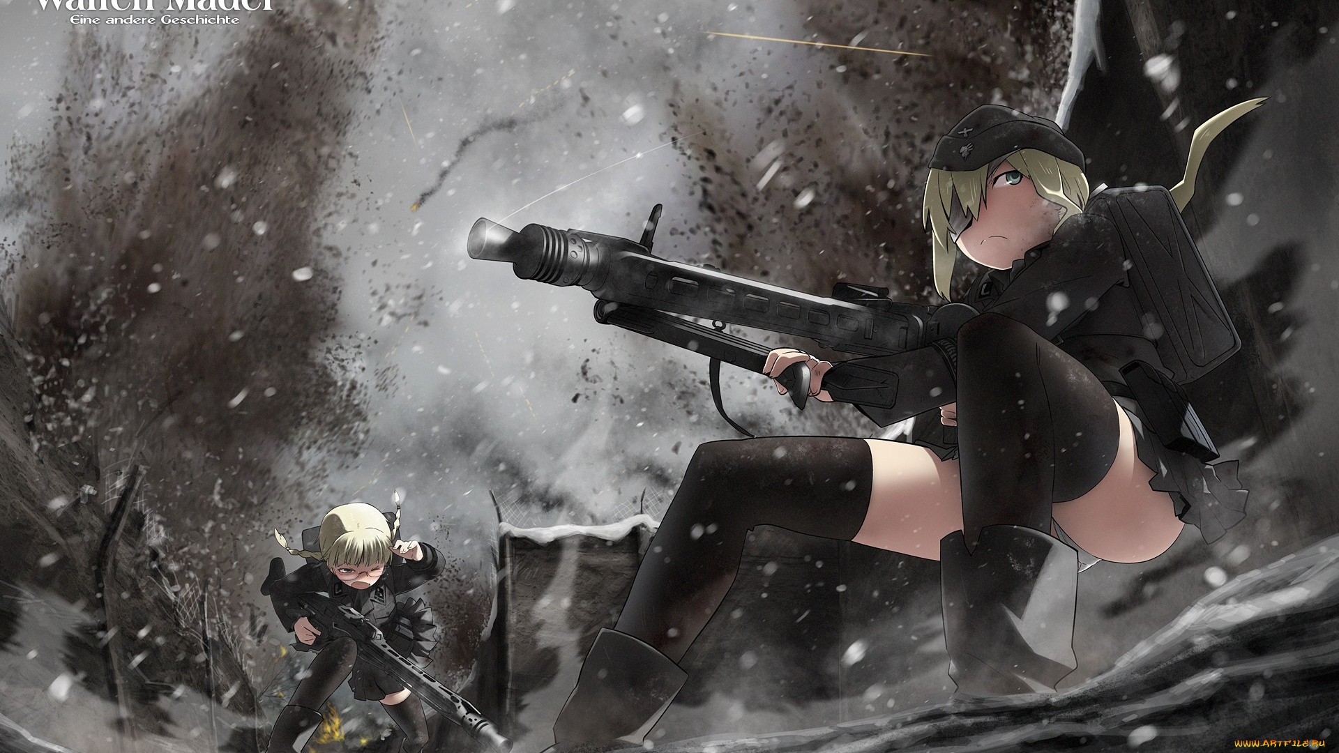 аниме, strike, witches