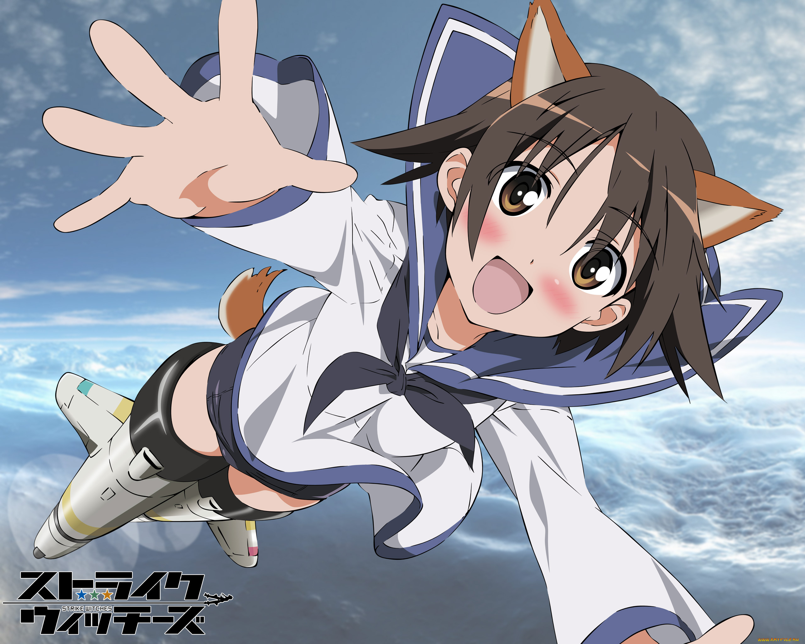 аниме, strike, witches