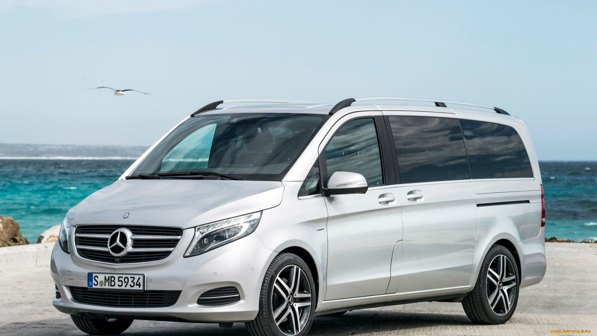 автомобили, mercedes-benz, 2014, line, v, 250, bluetec, avantgarde, светлый