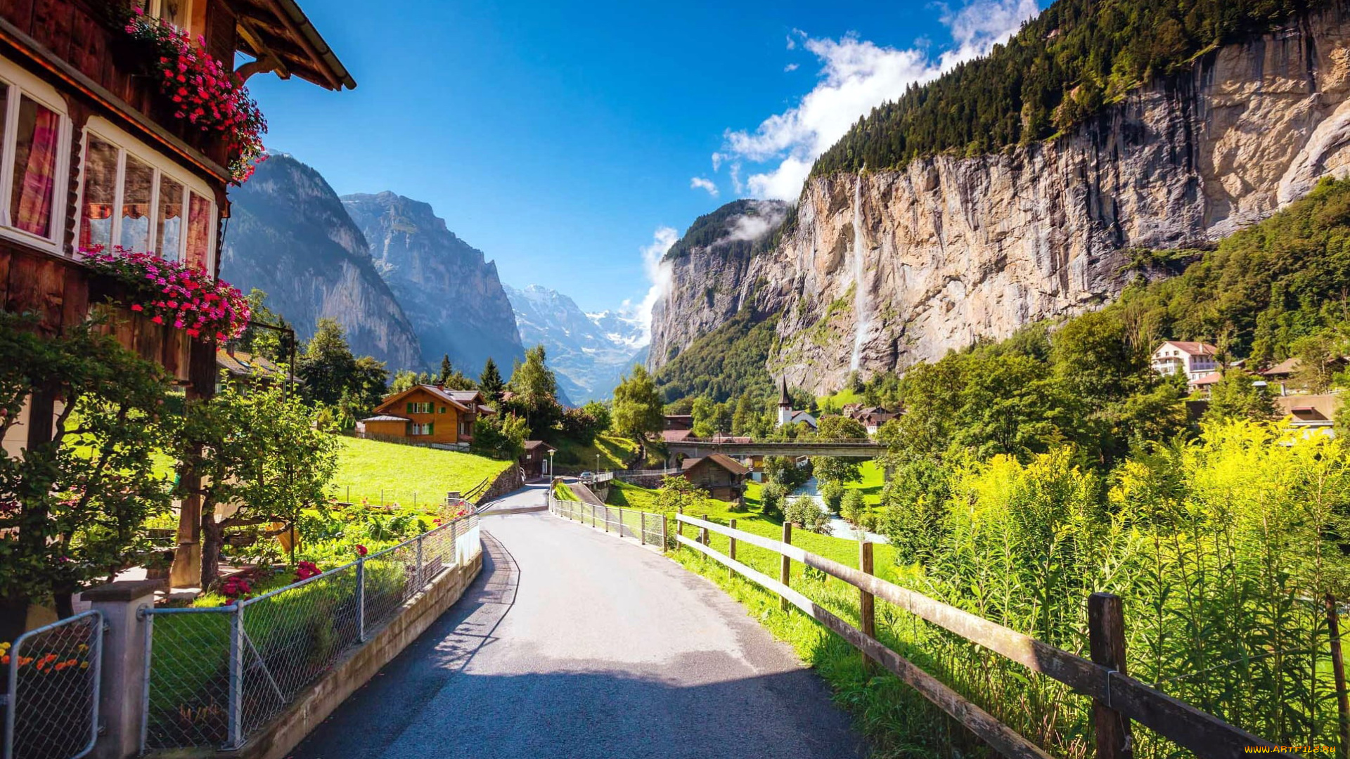 lauterbrunnen, switzerland, города, -, улицы, , площади, , набережные