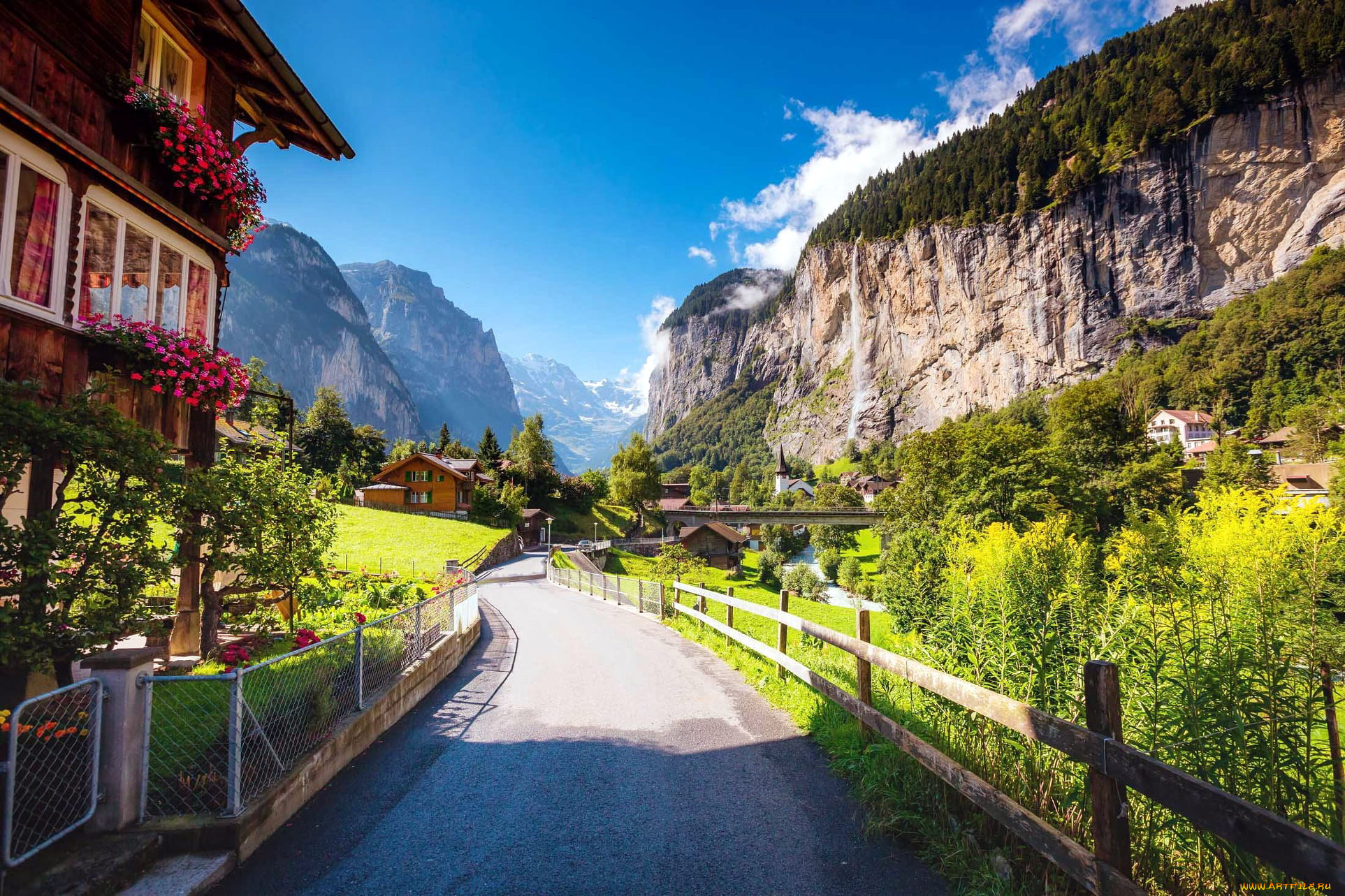 lauterbrunnen, switzerland, города, -, улицы, , площади, , набережные