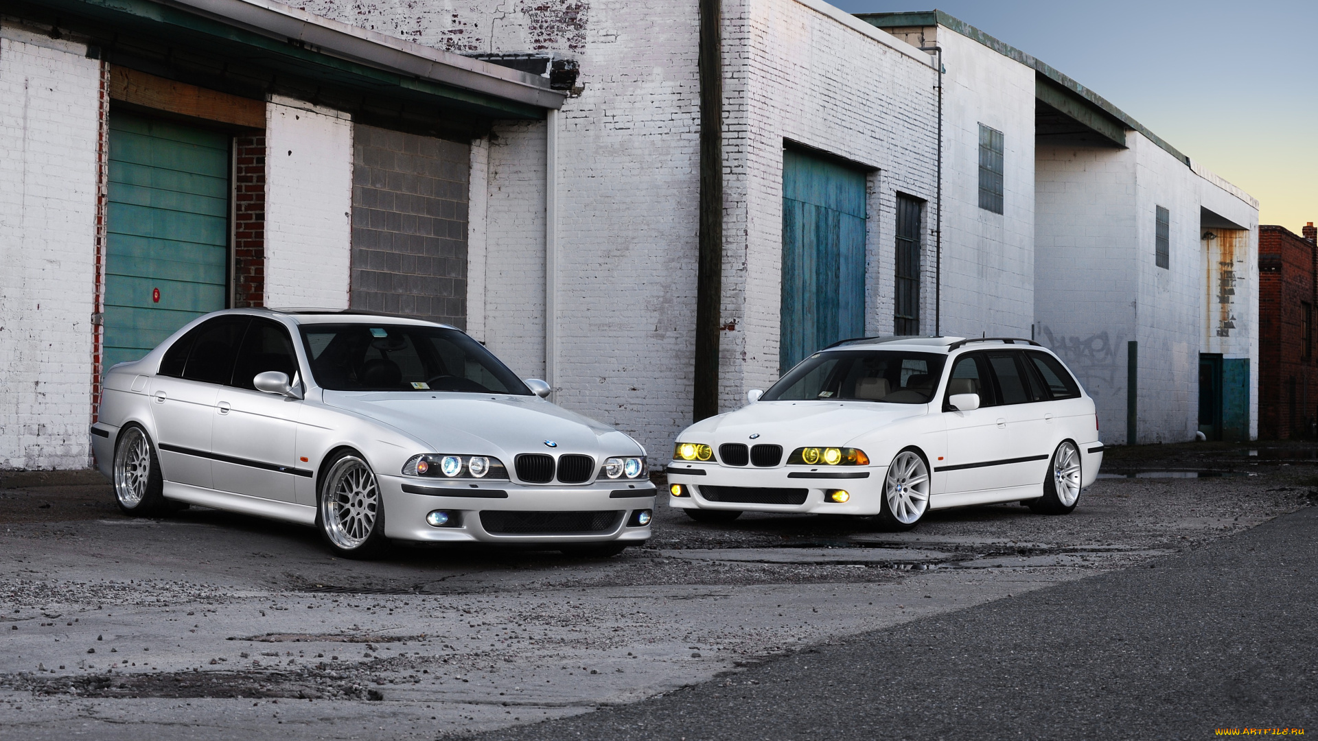 автомобили, bmw, white, e39, silver, m5