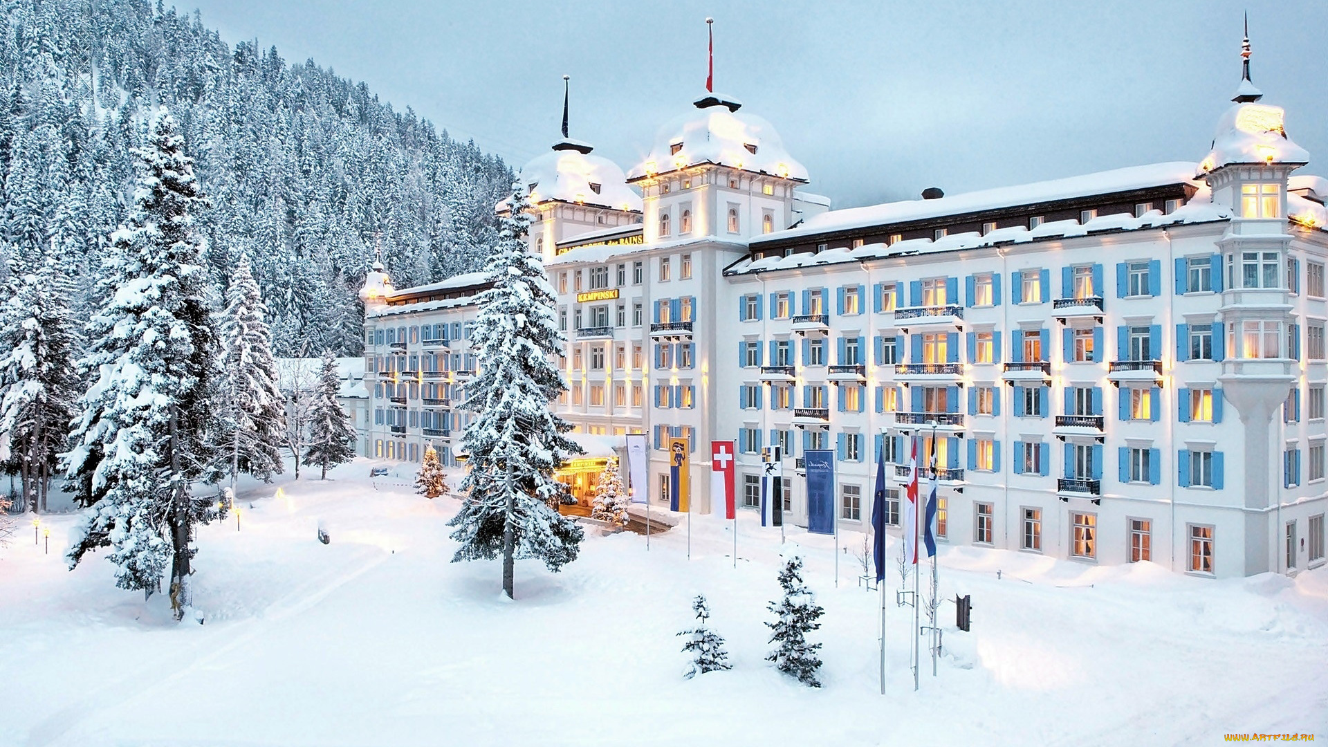 st, moritz, switzerland, города, -, здания, , дома, st, moritz