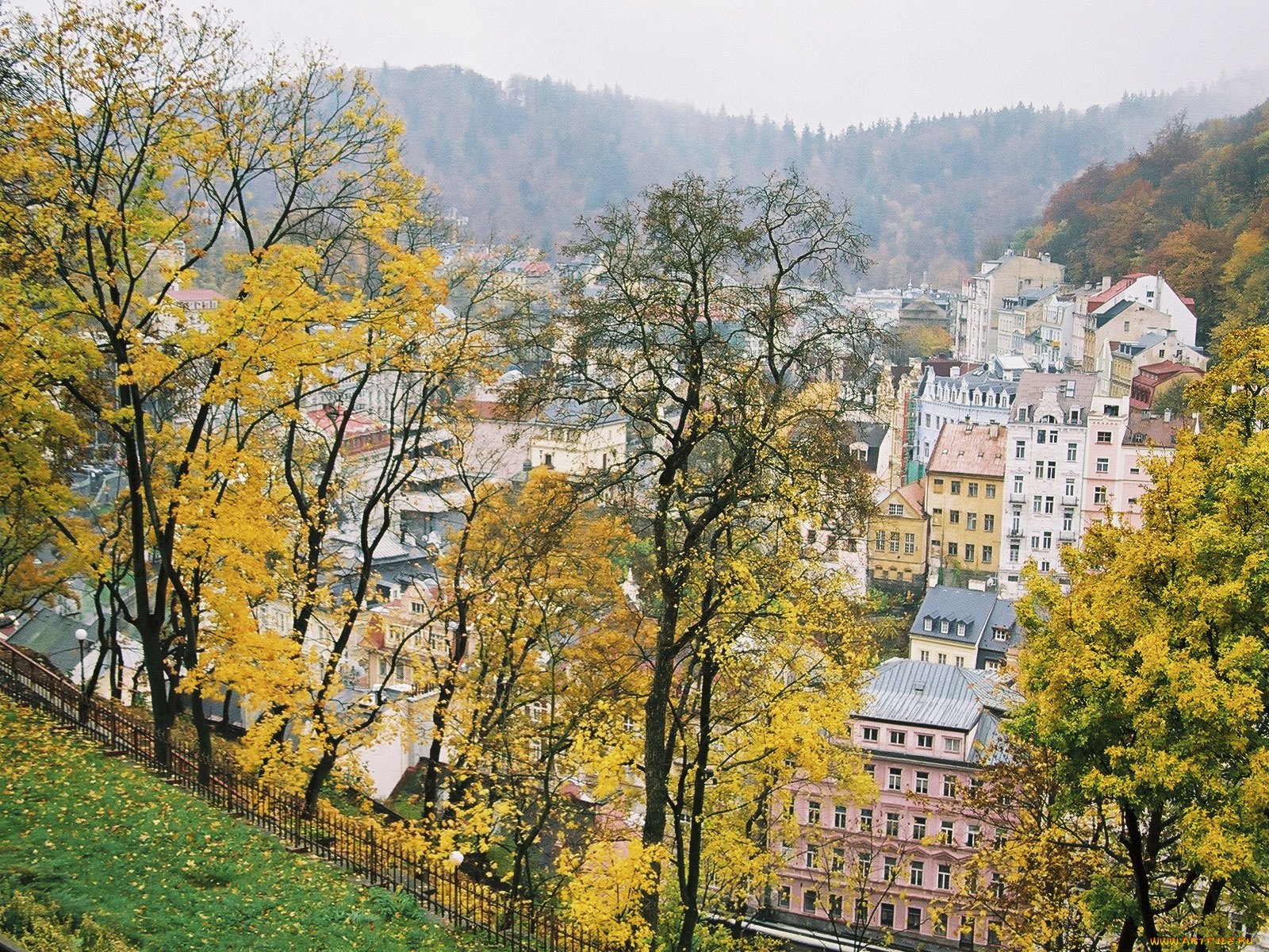 карловы, вары, города, панорамы