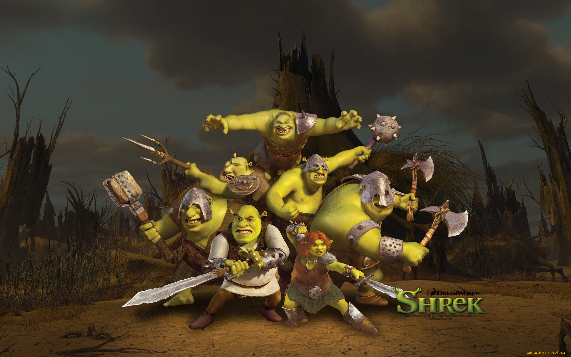 мультфильмы, shrek, forever, after