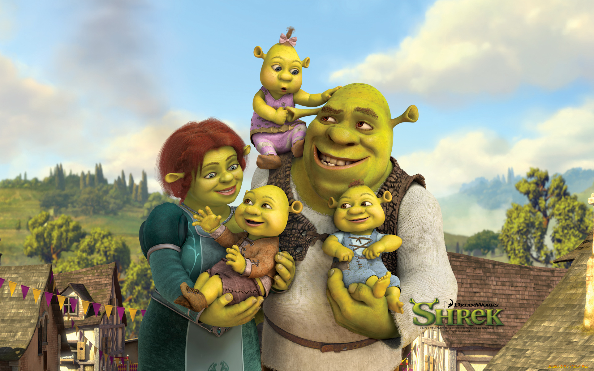 мультфильмы, shrek, forever, after