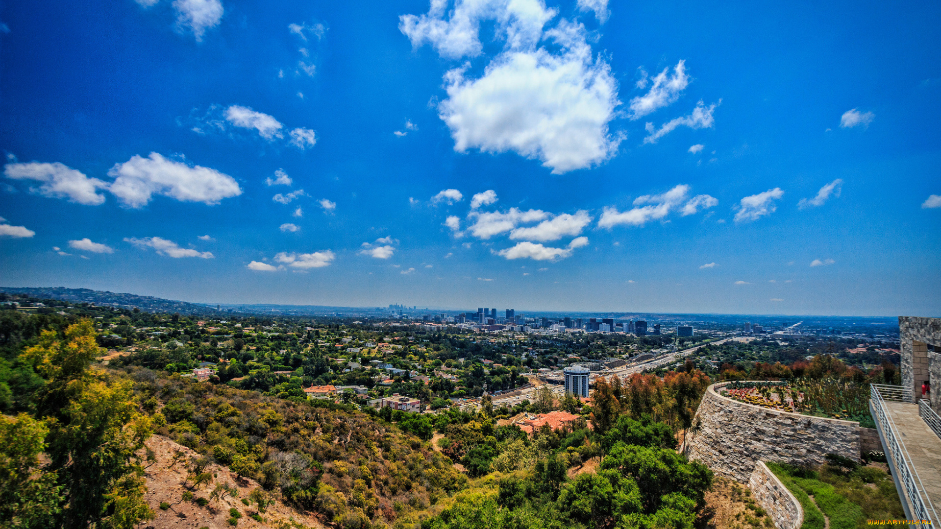 los, angeles, california, города, панорамы, лос-анджелес, калифорния