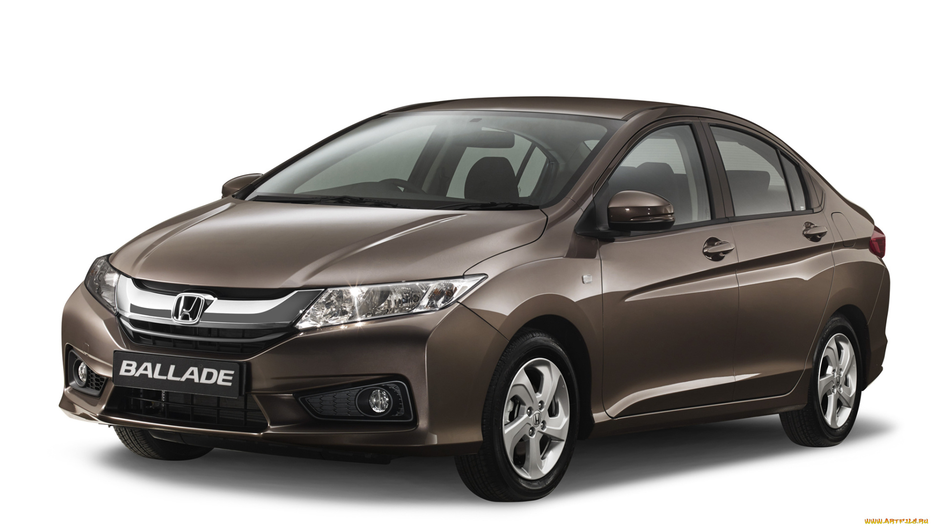 автомобили, honda, 2014г, ballade, коричневый