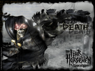 Картинка four horsemen of apocalypse видео игры the