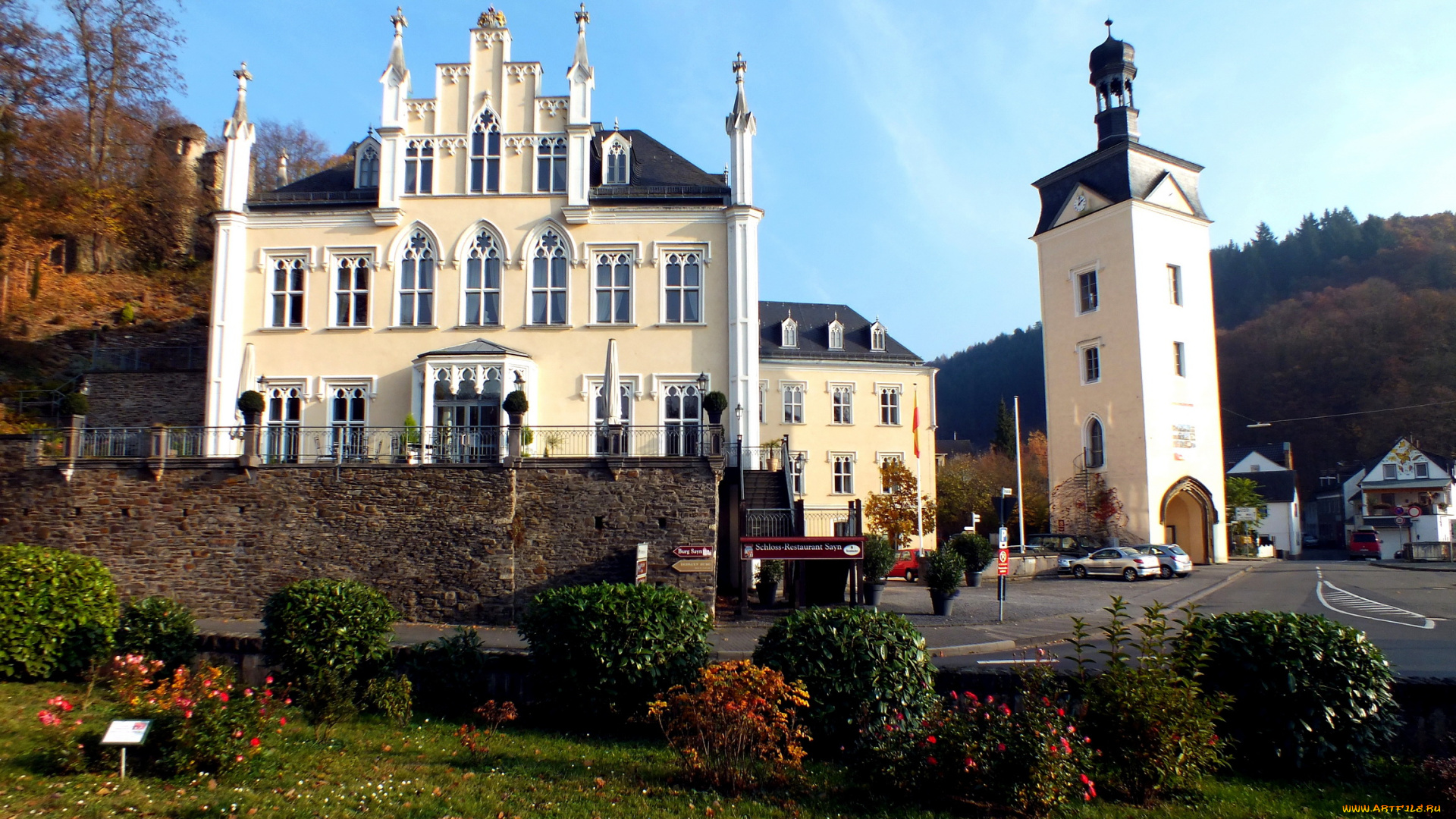 германия, бендорф, города, улицы, площади, набережные, площадь, здания