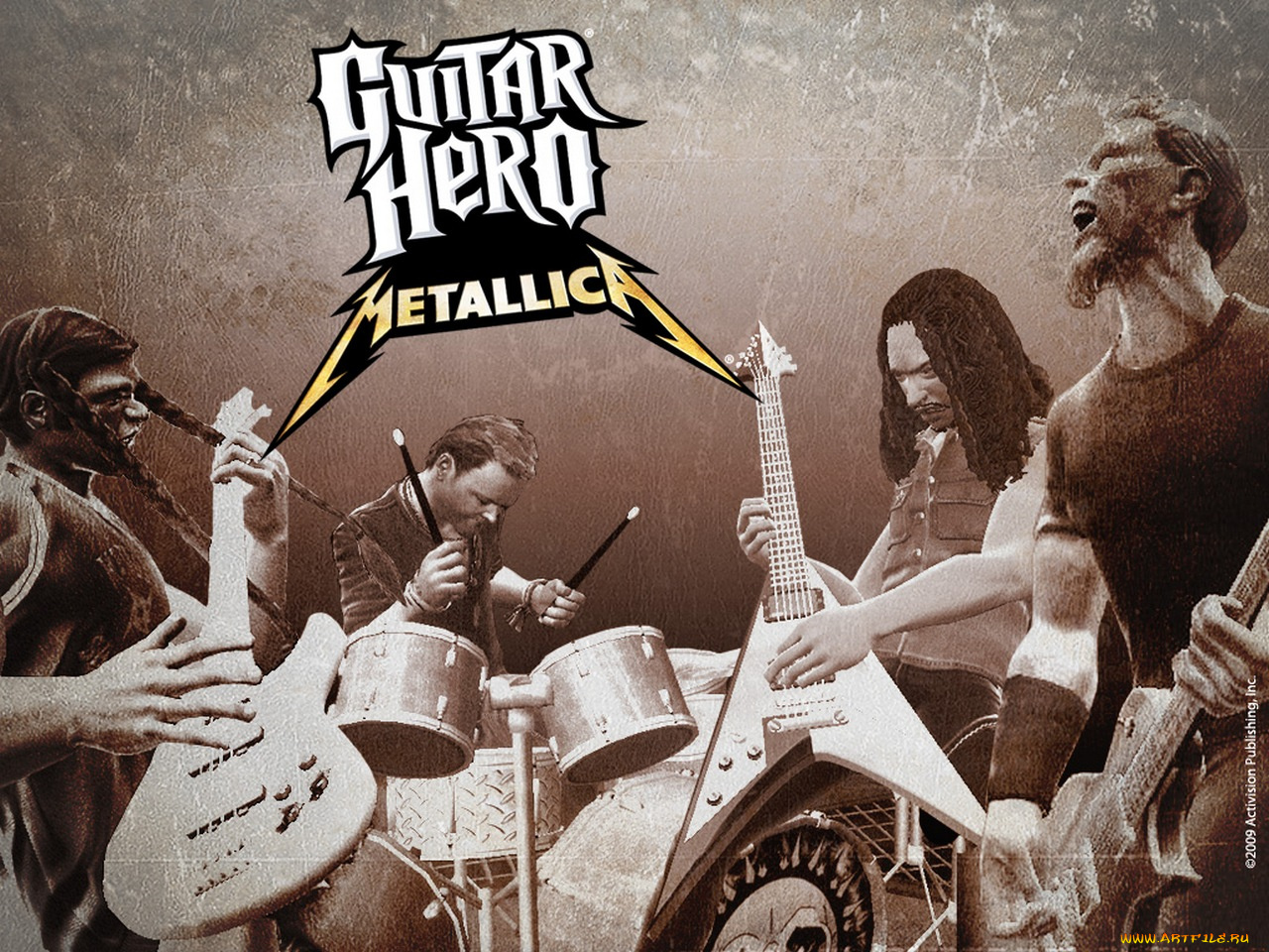 видео, игры, guitar, hero, metallica