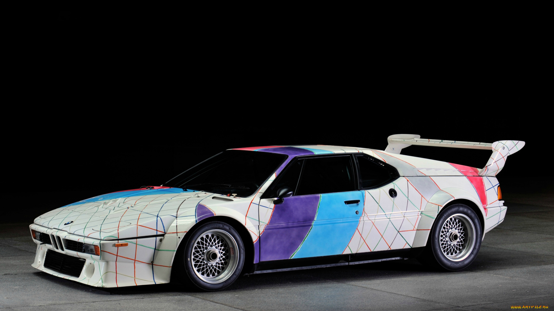 bmw, m1, procar, art, car, by, frank, stella, автомобили