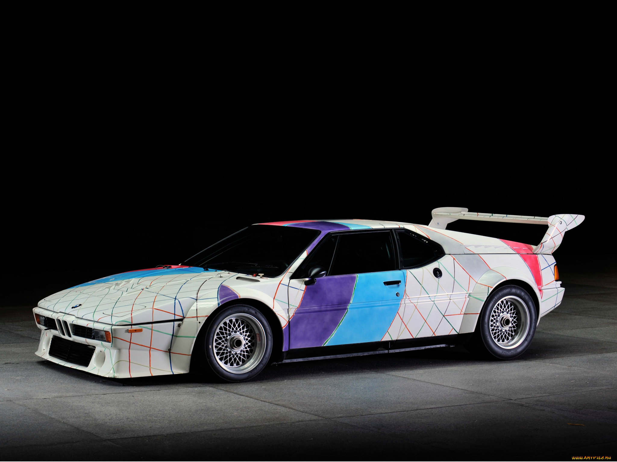 bmw, m1, procar, art, car, by, frank, stella, автомобили