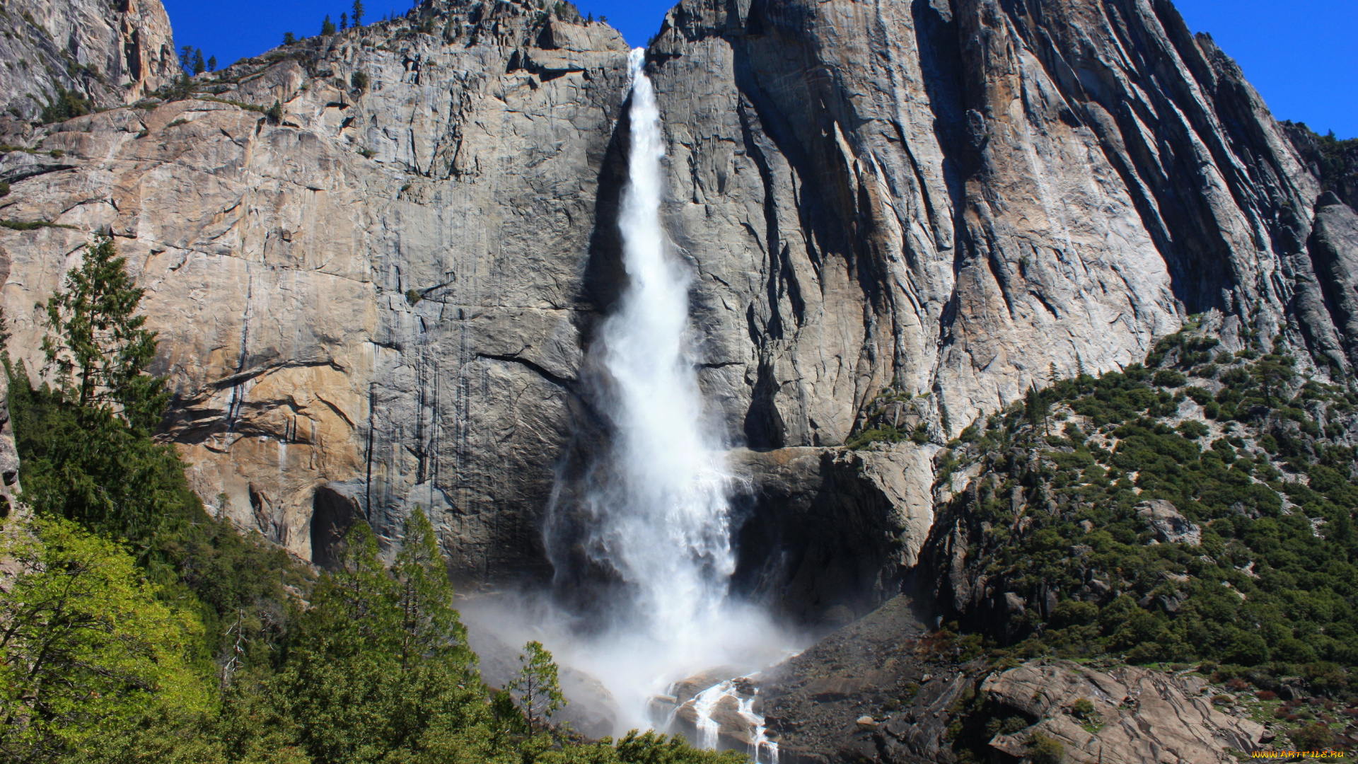 природа, водопады, национальный, парк, йосемити, yosemite, national, park, сша, камни, скалы, горы, калифорния