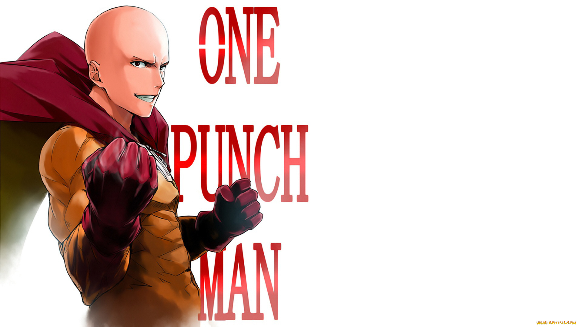 аниме, one, punch, man, ванпачмен