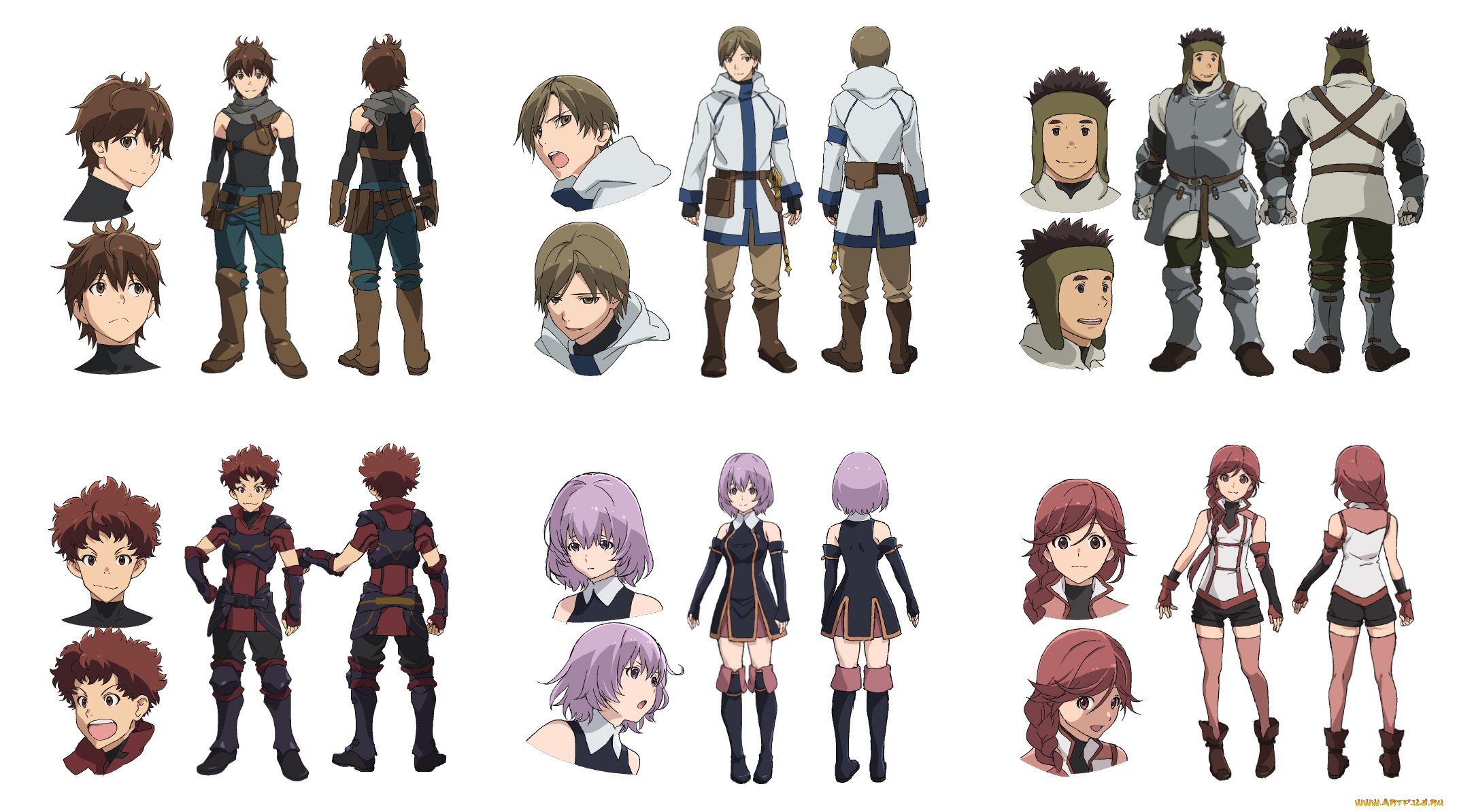 аниме, hai, to, gensou, no, grimgar, персонажи