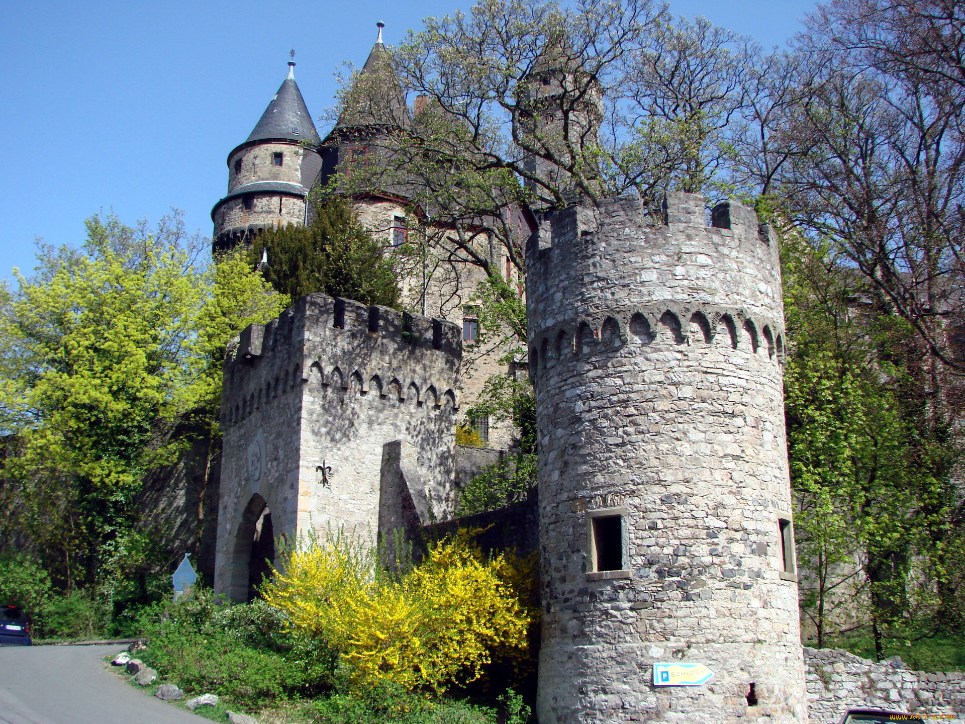 braunfels, castle, города, замки, германии, braunfels, castle
