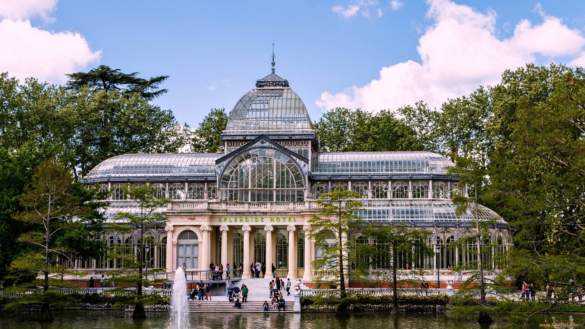 palacio, de, cristal, города, мадрид, , испания, palacio, de, cristal