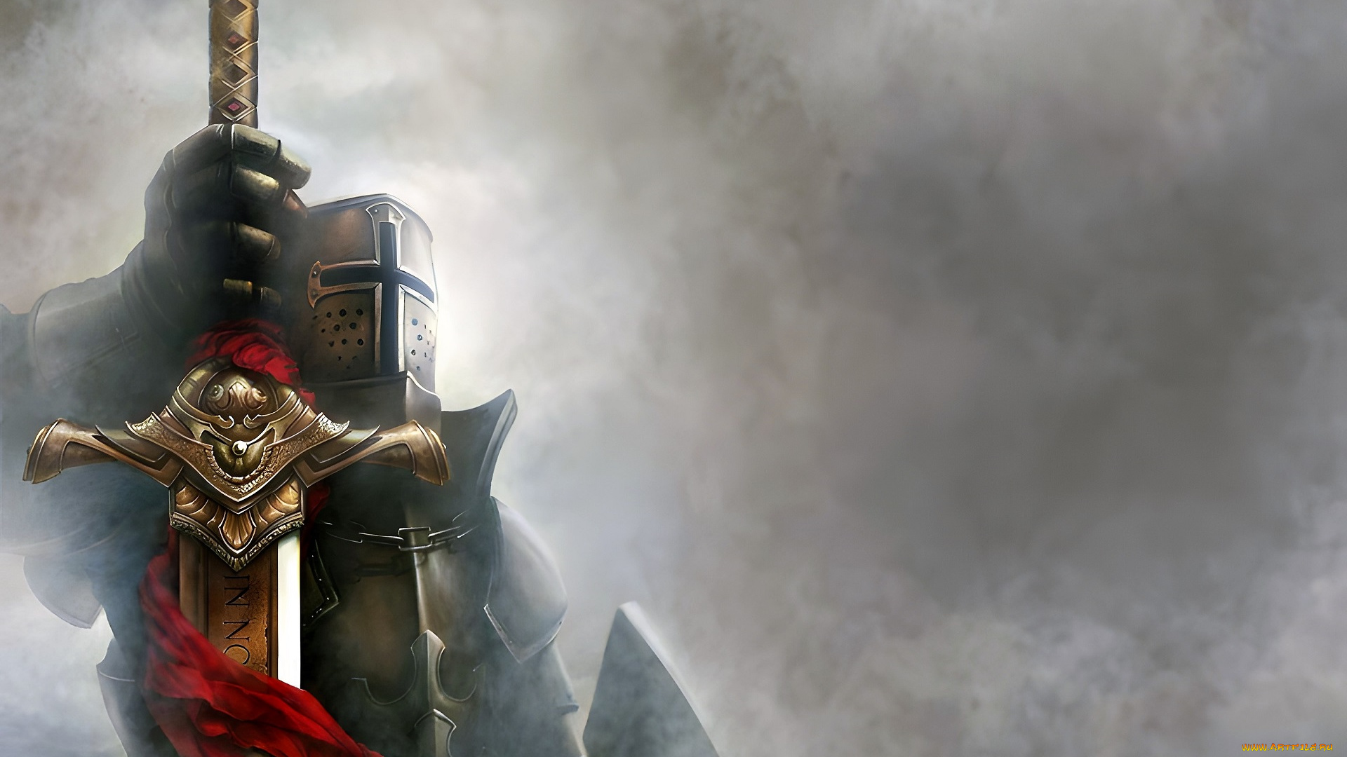 видео, игры, crusaders, , thy, kingdom, come, рыцарь, меч