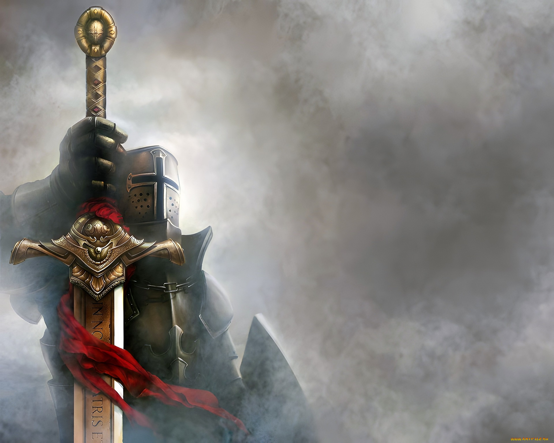 видео, игры, crusaders, , thy, kingdom, come, рыцарь, меч