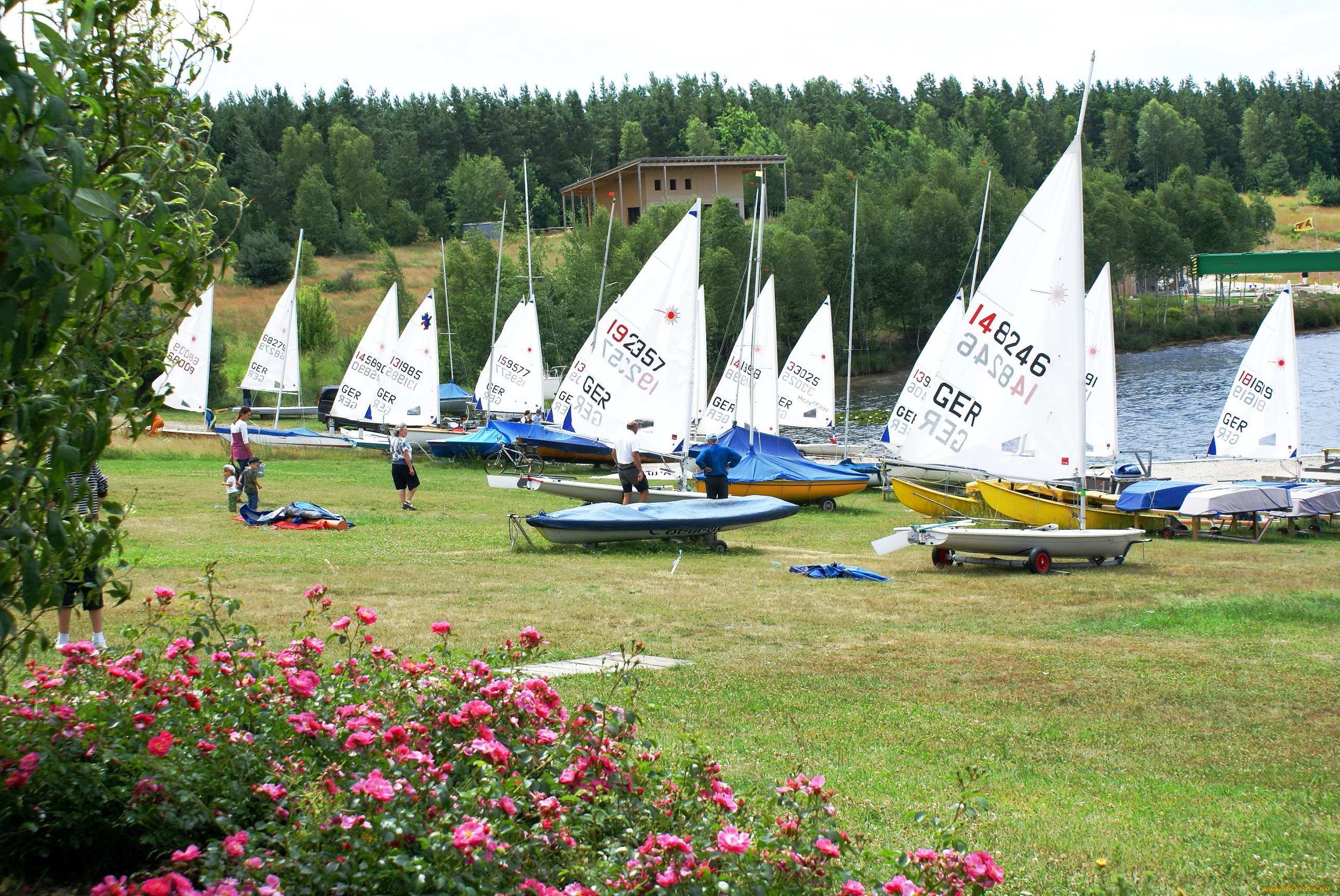 германия, бавария, корабли, парусники, море