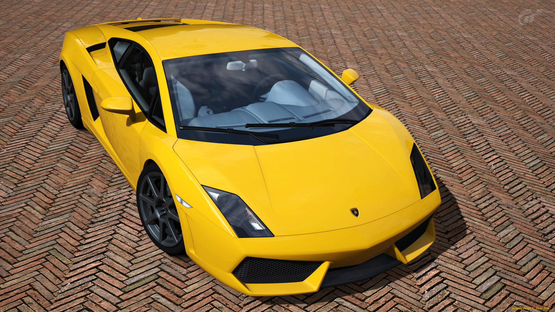 автомобили, 3д, lamborghini, 2008