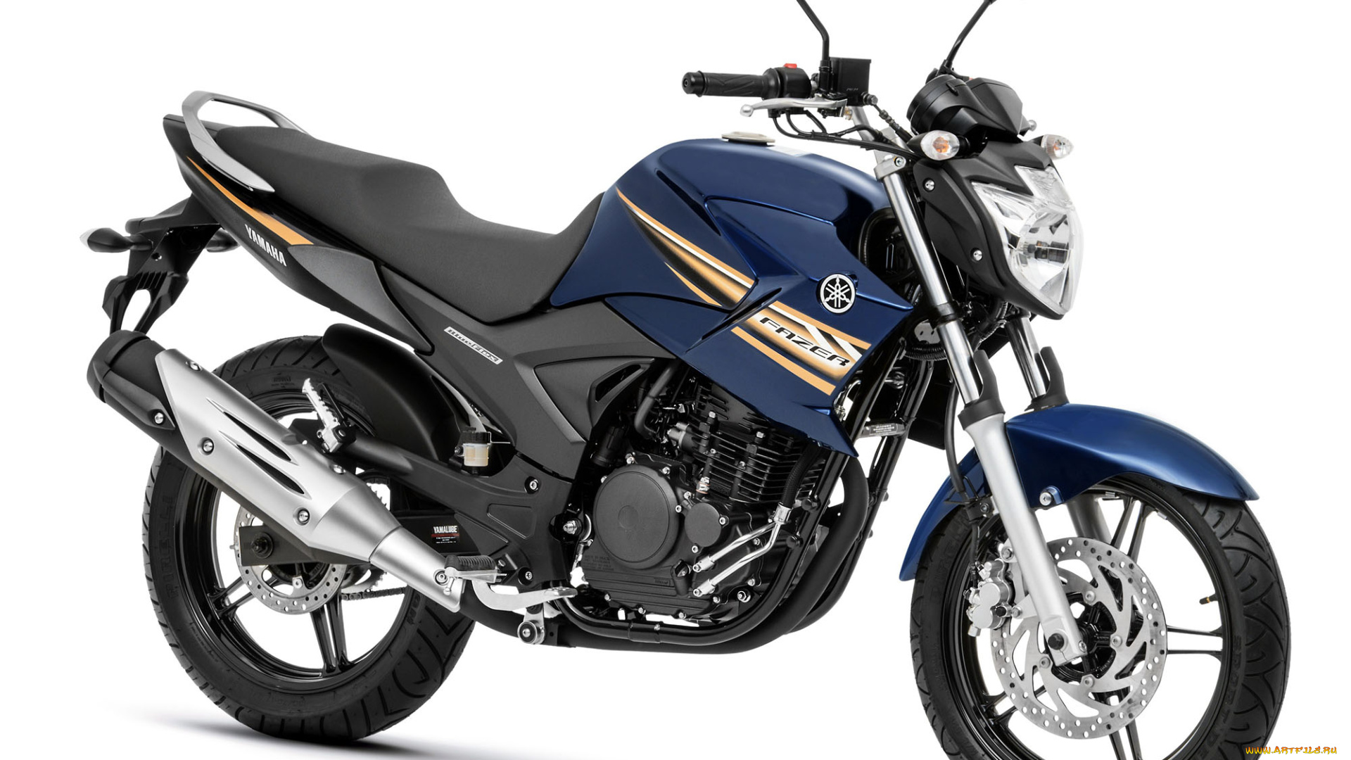 мотоциклы, yamaha, 2014, fazer, 250, blue, flex