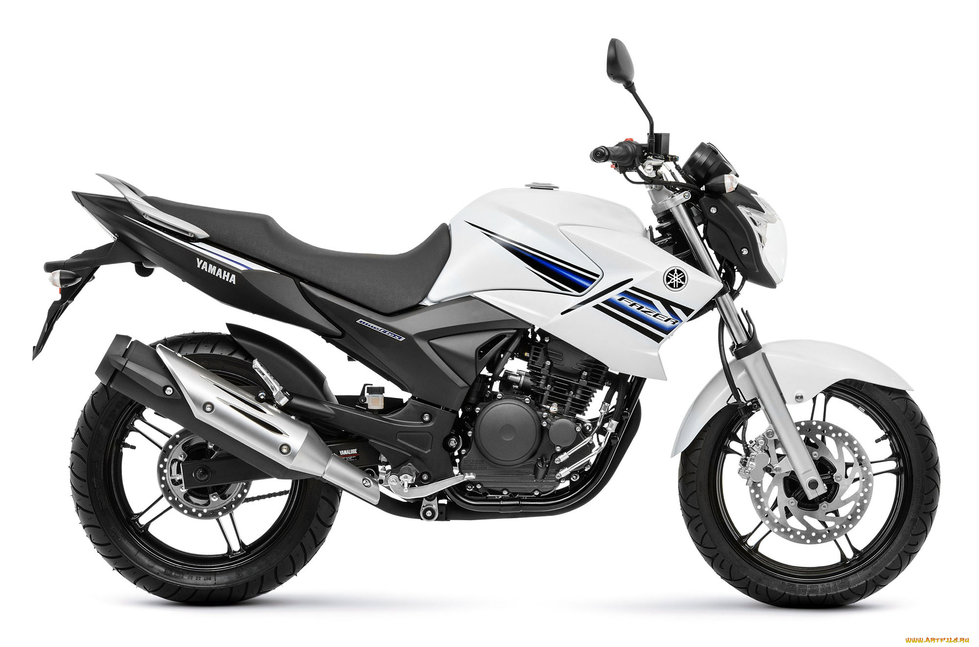 мотоциклы, yamaha, 2014, fazer, 250, blue, flex