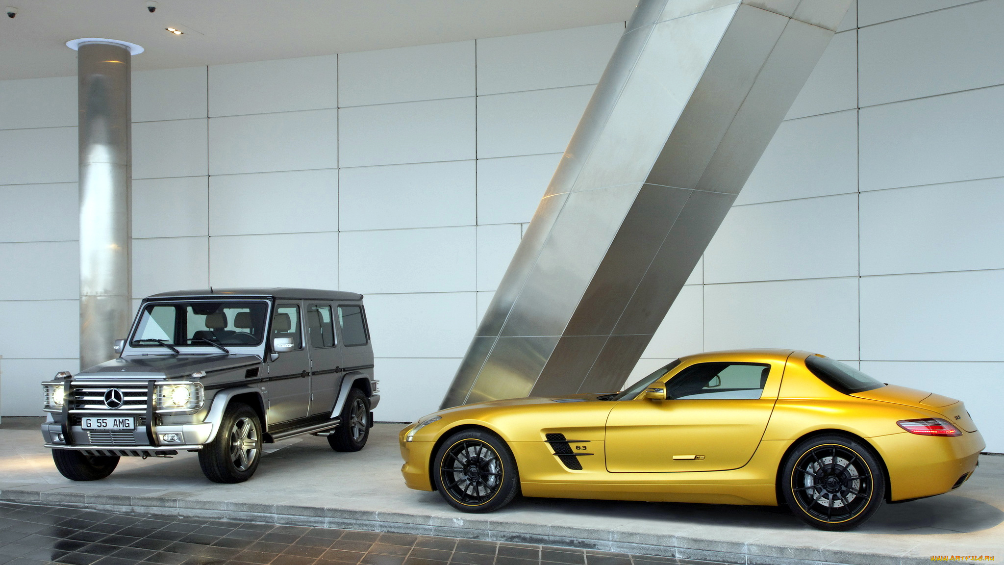 мерседес sls amg gold