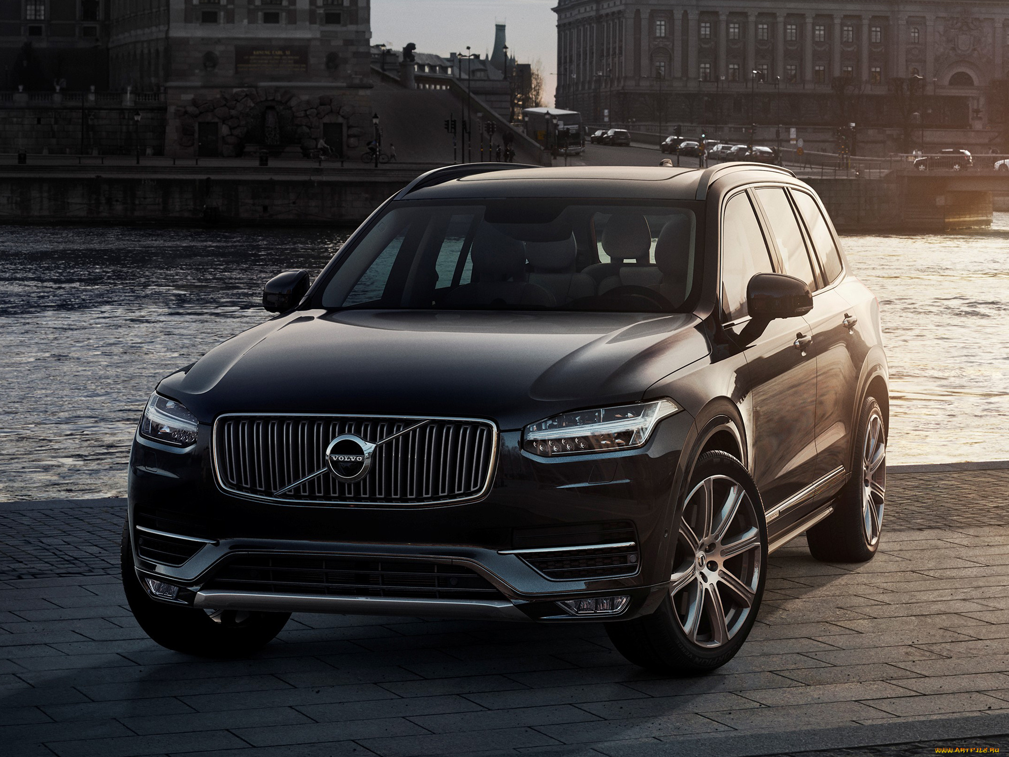 автомобили, volvo, awd, first, edition, 2014г, темный, t6, xc90