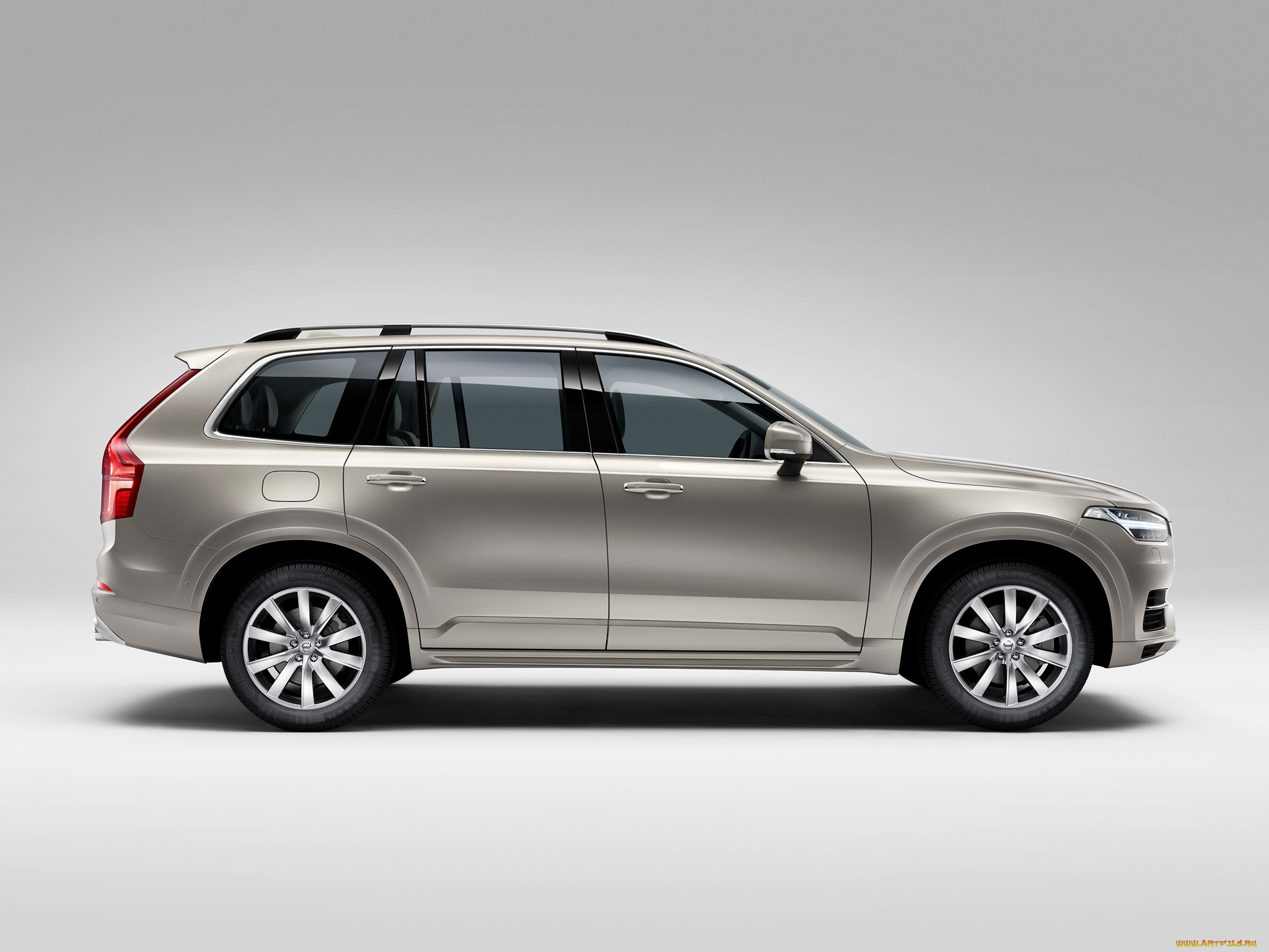 автомобили, volvo, t5, xc90, светлый, 2014г