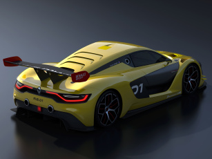 Картинка автомобили renault желтый sport r-s 2014г