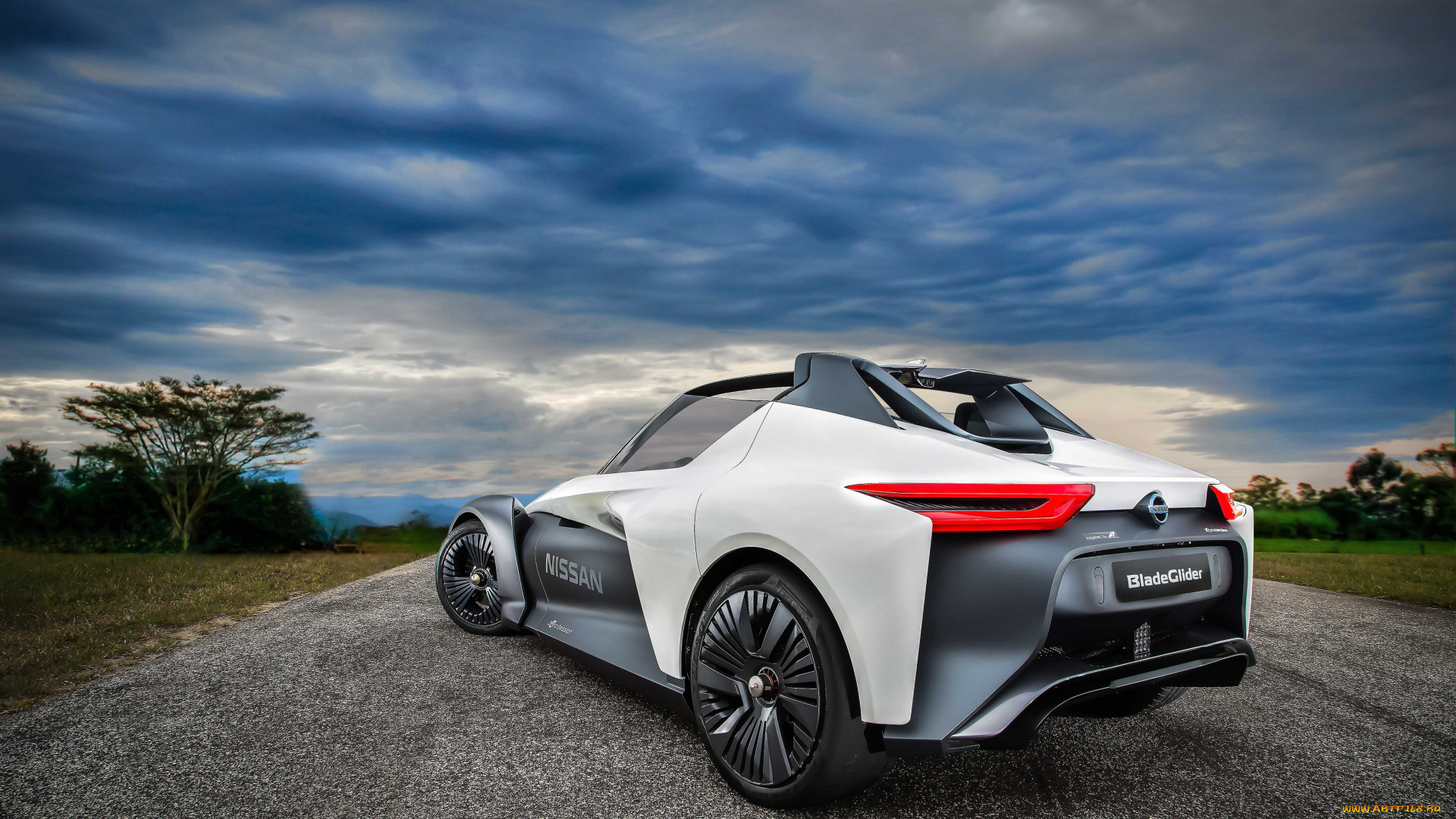 автомобили, nissan, datsun, prototype, bladeglider, 2016г