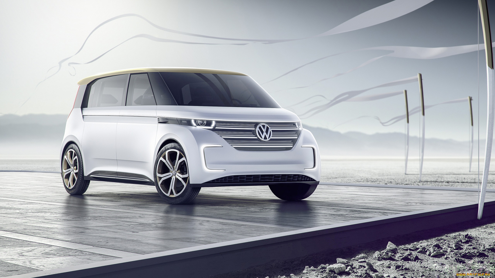 volkswagen, budd-e, concept, 2016, автомобили, volkswagen, concept, budd-e, 2016