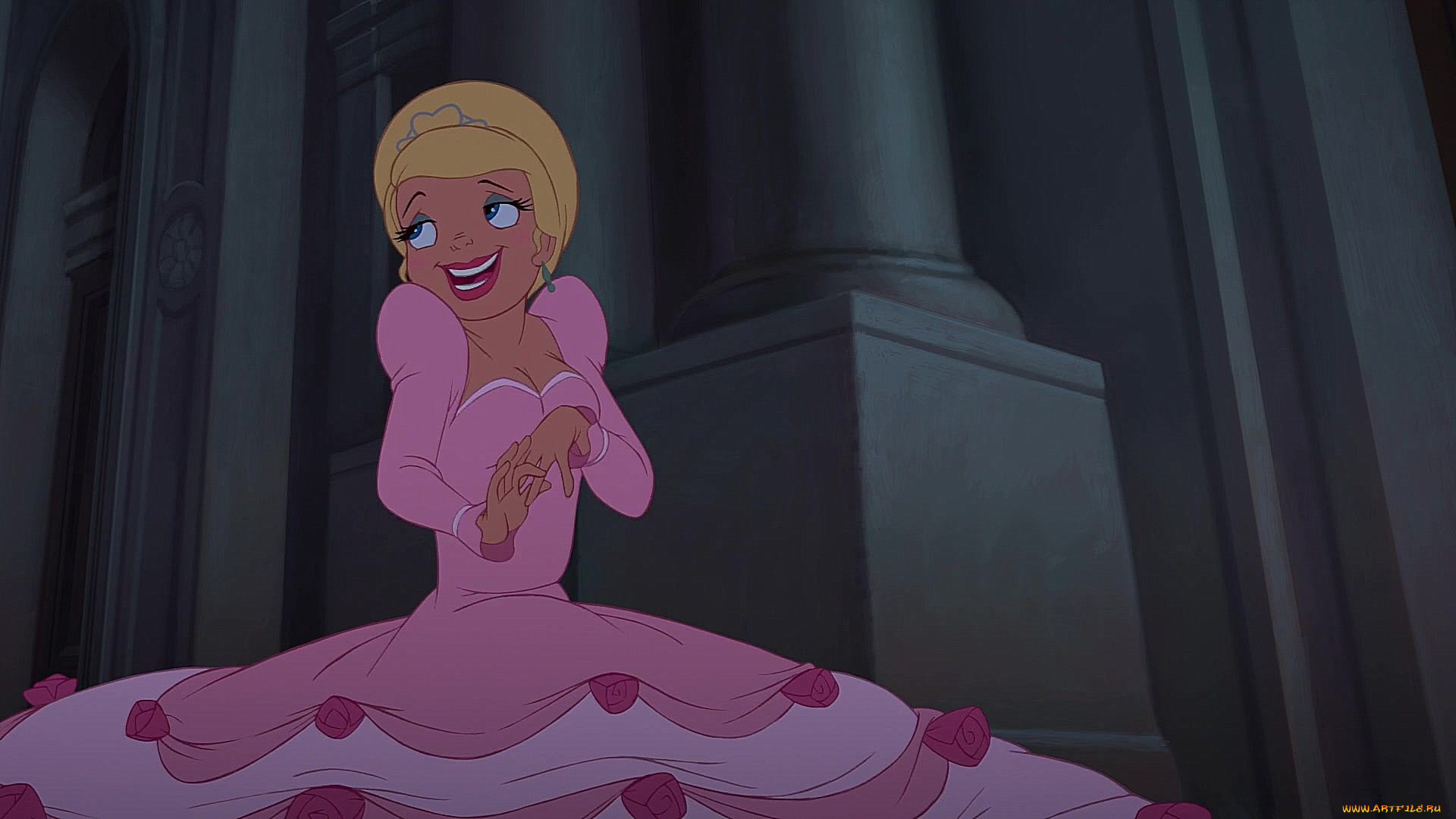 мультфильмы, the, princess, and, the, frog, принцесса, девушка, платье
