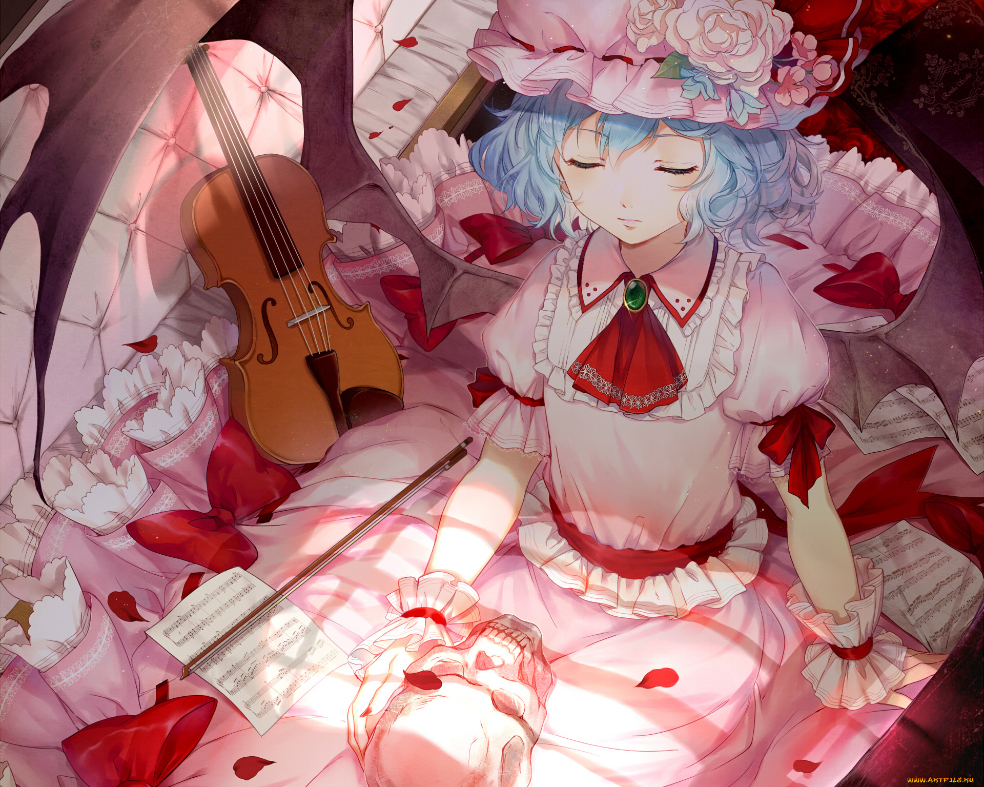 аниме, touhou, девушка