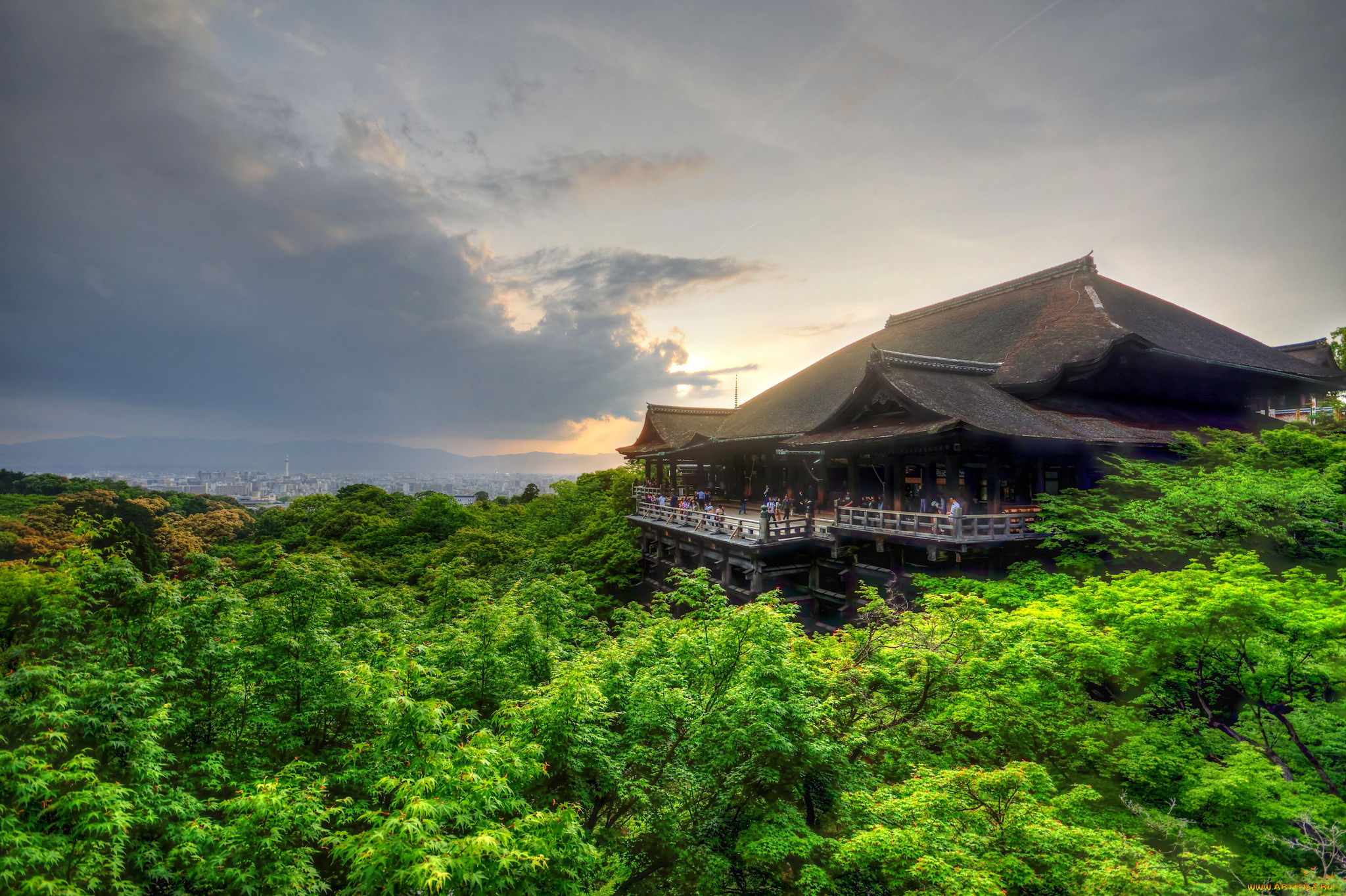 kiyomizu-dera, , kyoto, , japan, города, киото, , Япония, простор