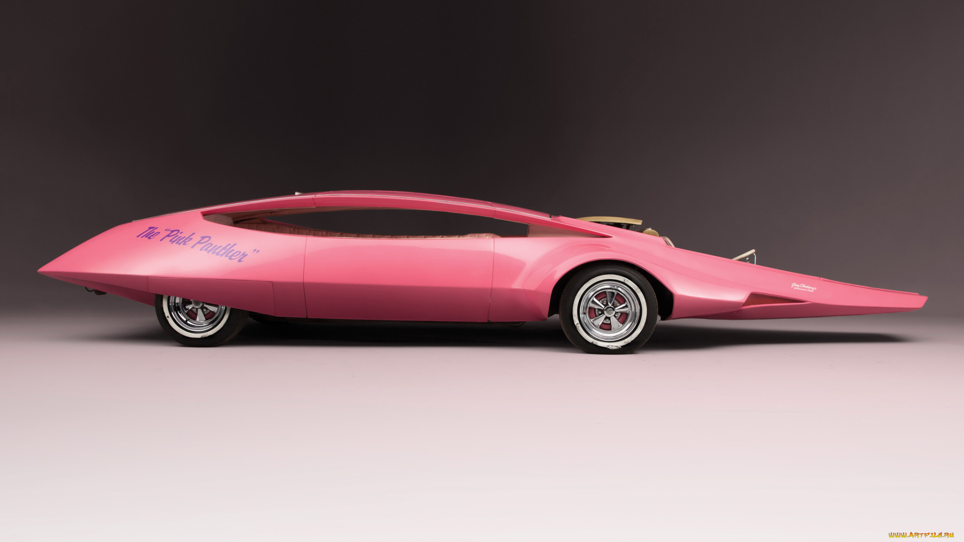 pink, panther, car, автомобили, unsort