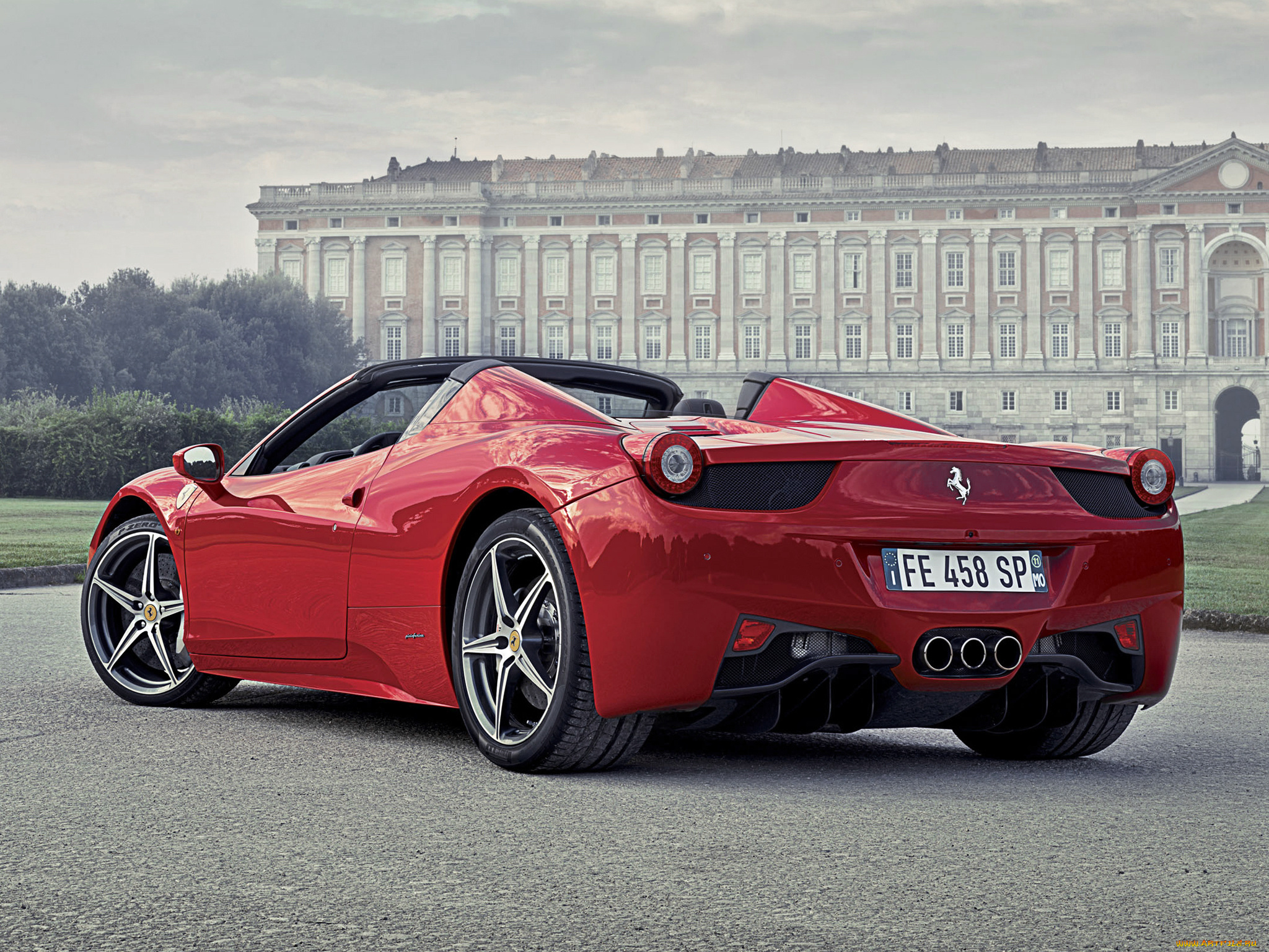 ferrari, 458, spider, автомобили