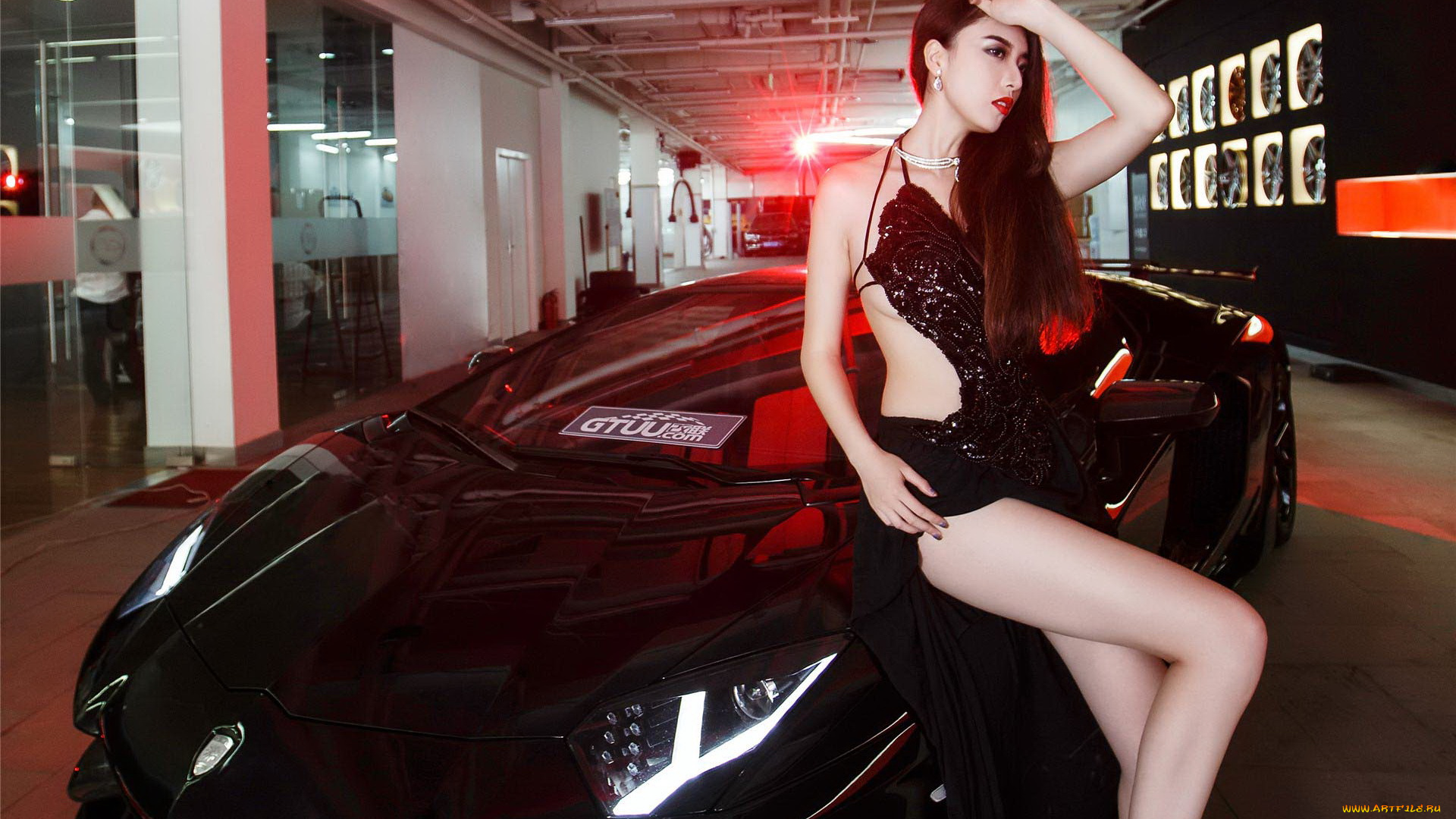 автомобили, авто, с, девушками, dmc, model, zhy, kiko, lamborghini, e-gt, lp988