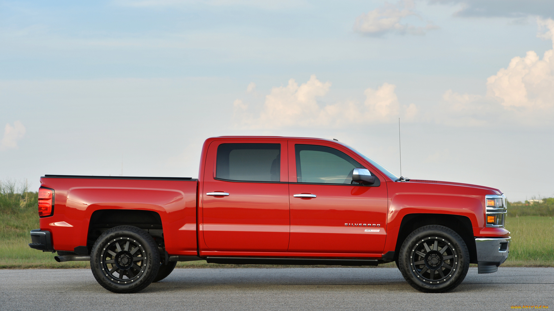 автомобили, chevrolet, hpe550, hennessey, красный, 2014г, silverado