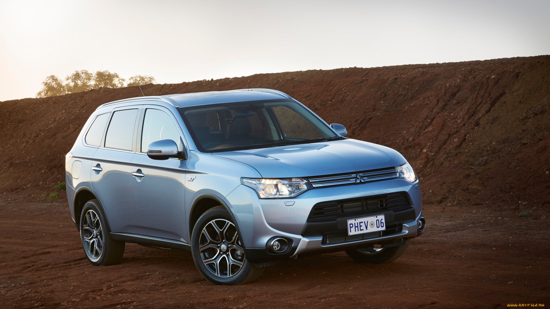 автомобили, mitsubishi, 2014г, phev, outlander, au-spec, светлый