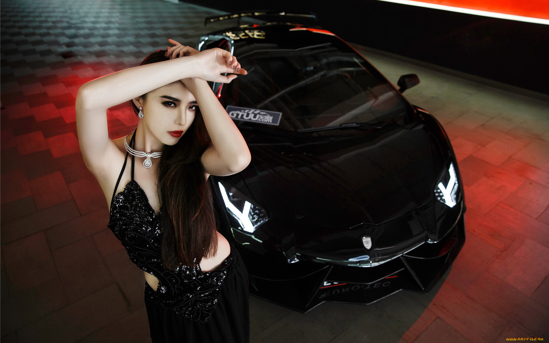 автомобили, авто, с, девушками, lamborghini, model, zhy, kiko, e-gt, lp988, dmc