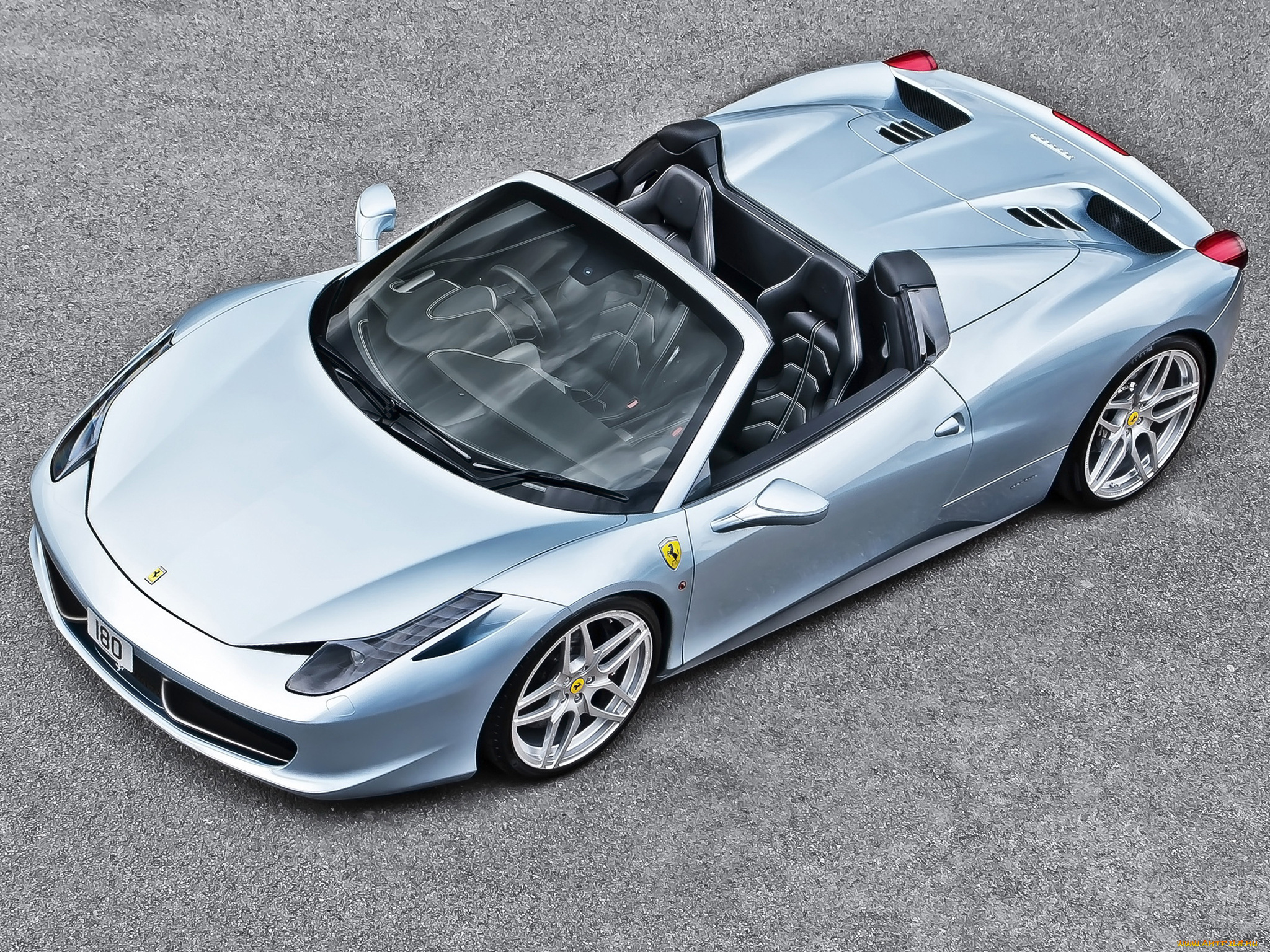 автомобили, ferrari, 458, kahn, project, серый, 2013г, spider