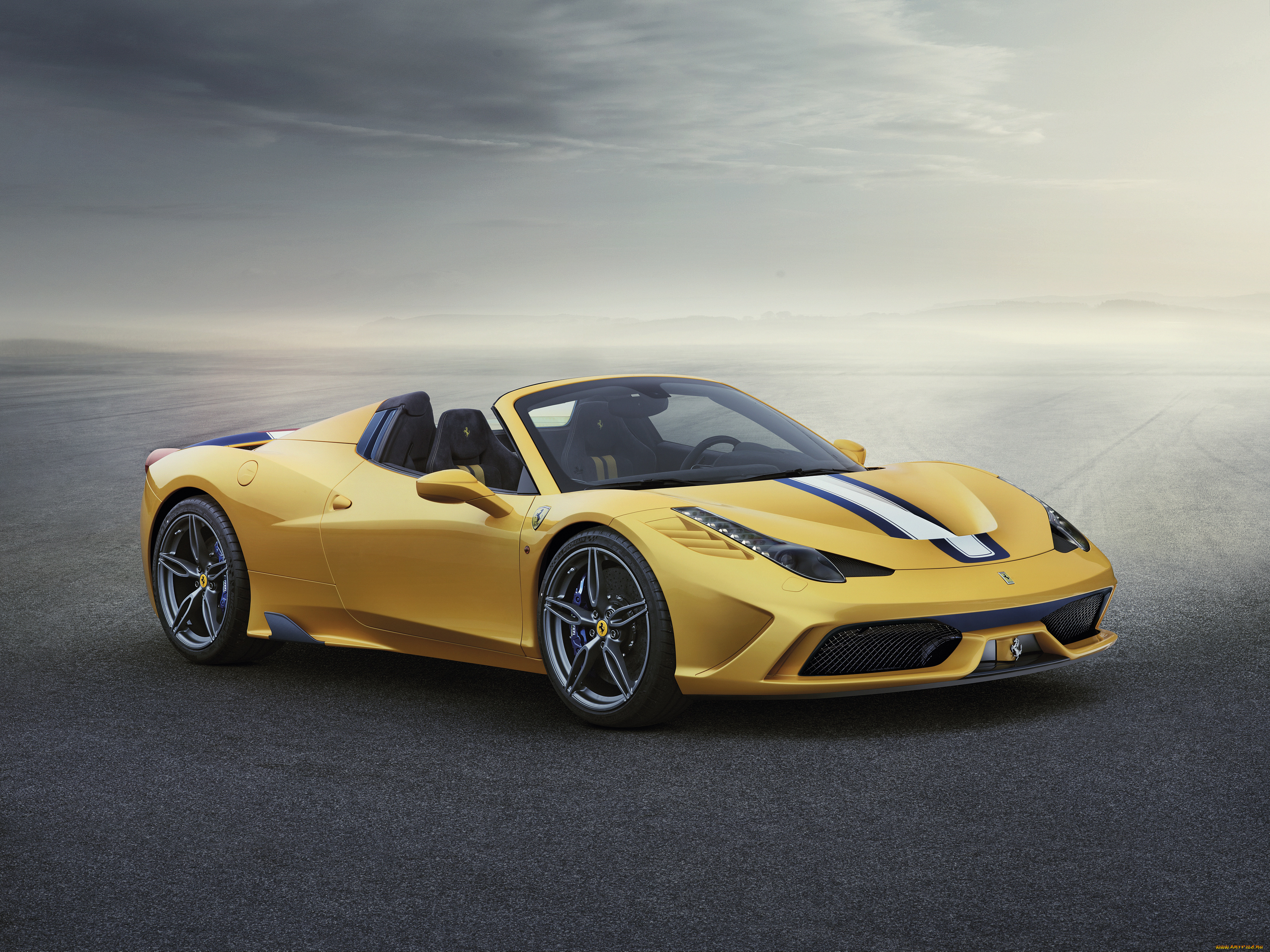 автомобили, ferrari, желтый, 2014г, speciale, a, 458