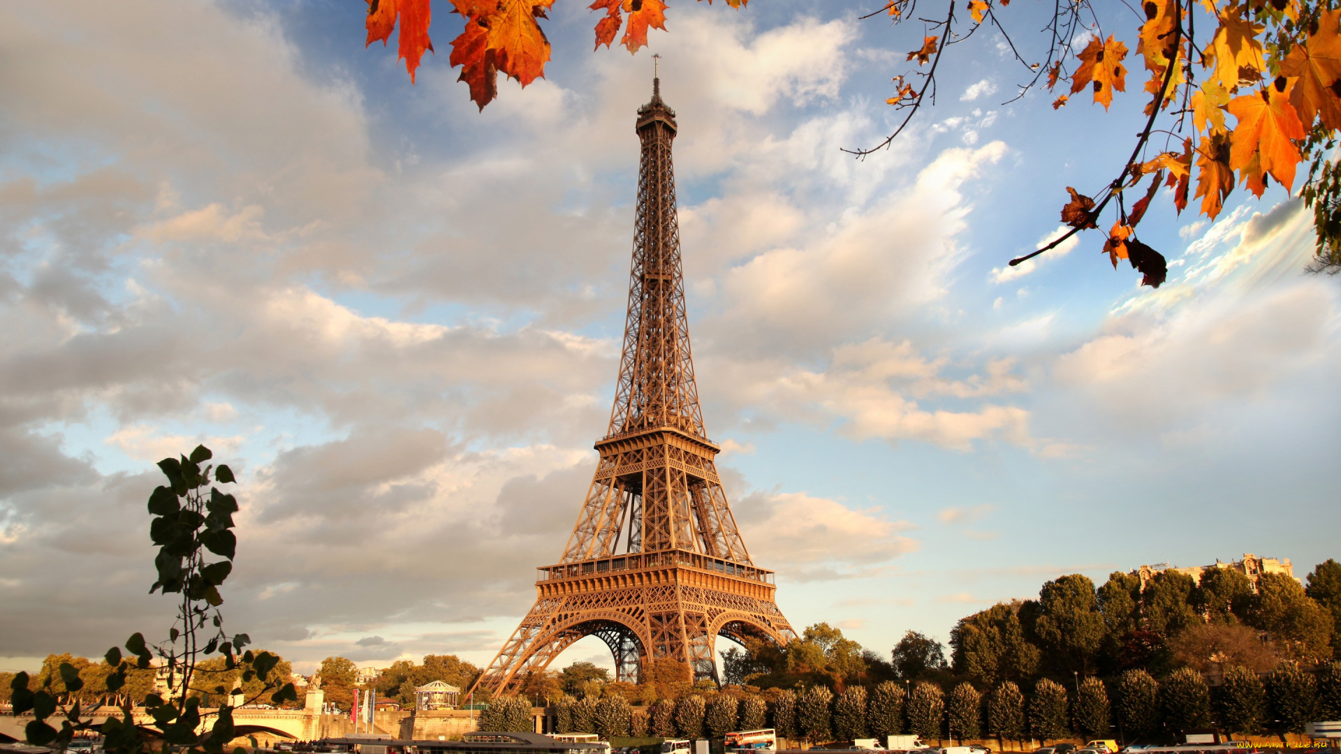 города, париж, , франция, autumn, paris, eiffel, tower, france, париж, leaves, осень, river, cityscape