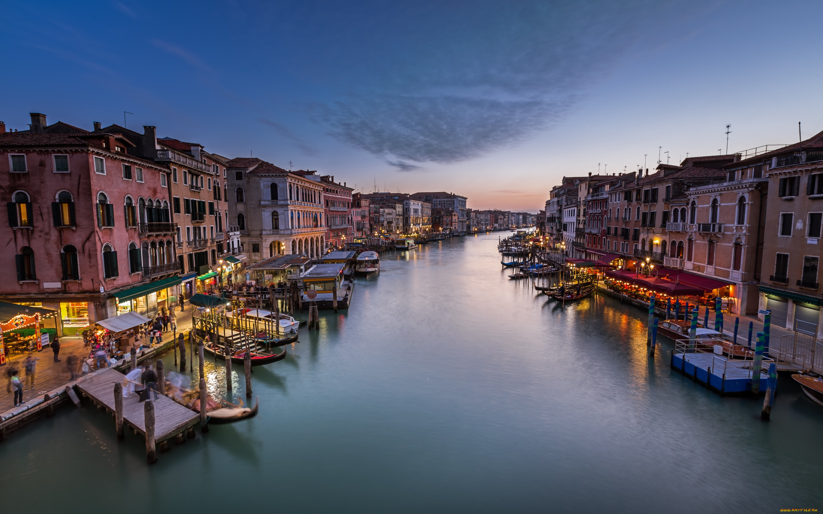 города, венеция, , италия, венеция, rialto, bridge, italy, venice, grand, canal, channel, канал, sunset, panorama